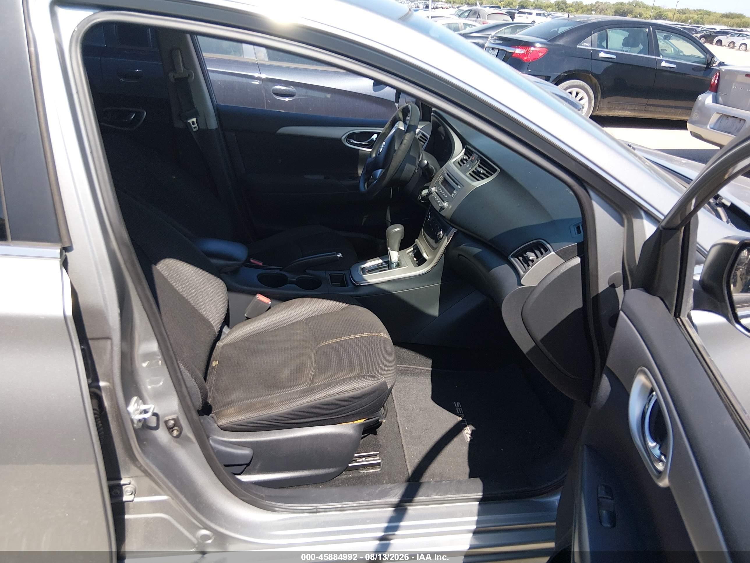 2013 Nissan Sentra S Gray vin: 3N1AB7AP4DL766182