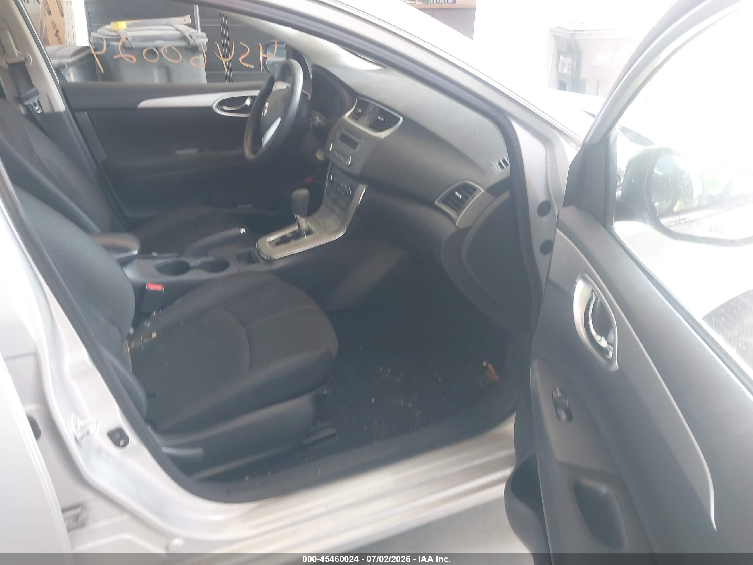 2013 Nissan Sentra S Silver vin: 3N1AB7AP4DL769115