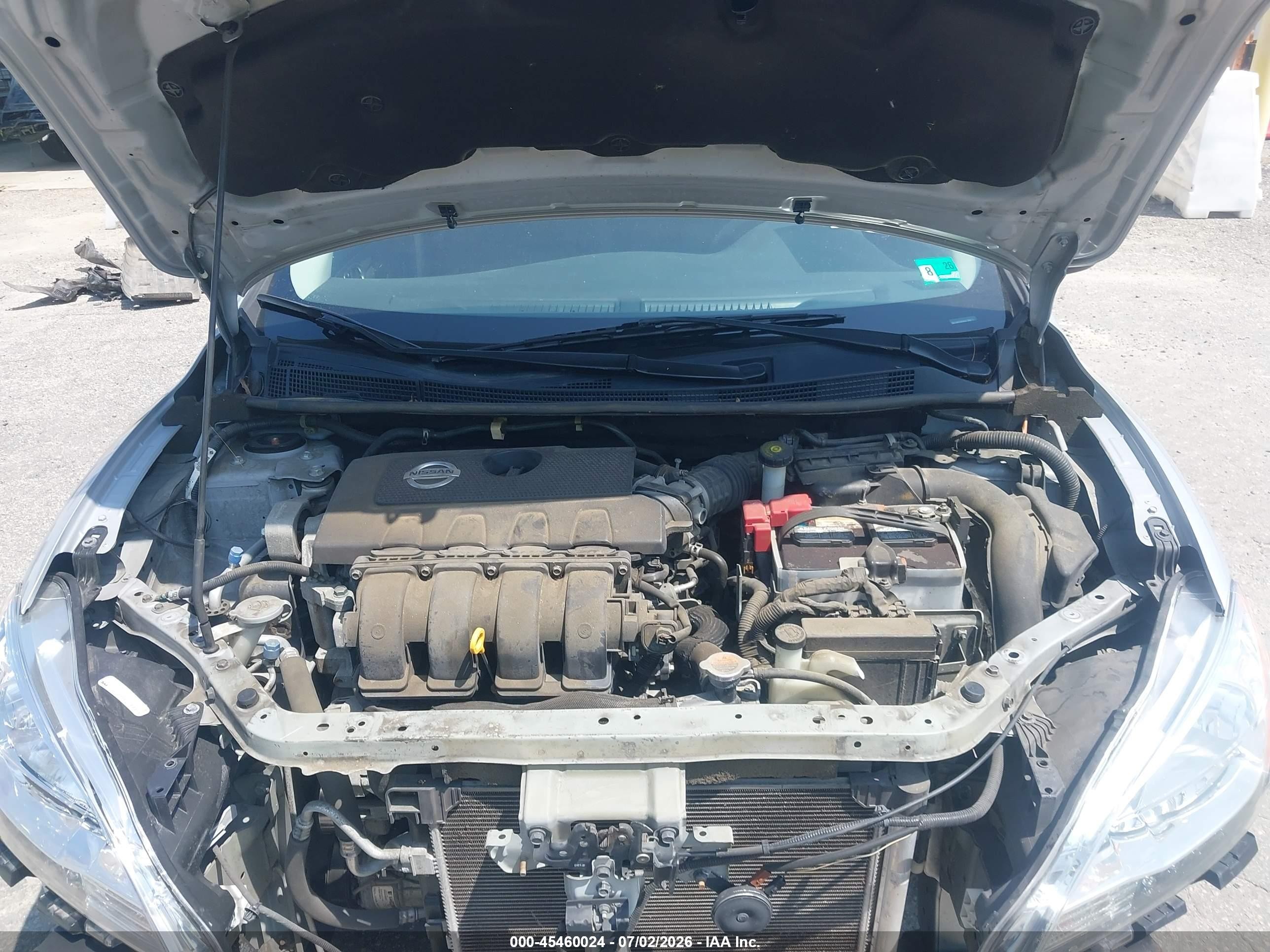 2013 Nissan Sentra S Silver vin: 3N1AB7AP4DL769115