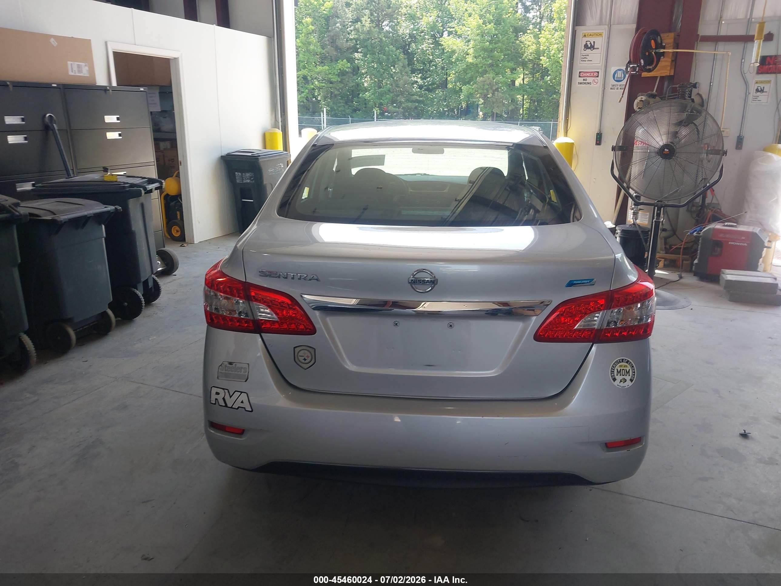 2013 Nissan Sentra S Silver vin: 3N1AB7AP4DL769115