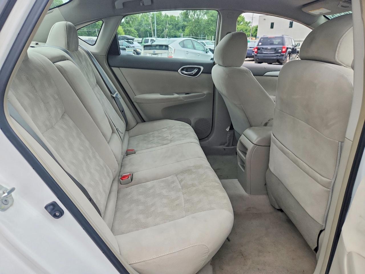 2013 Nissan Sentra S Белый vin: 3N1AB7AP4DL769275