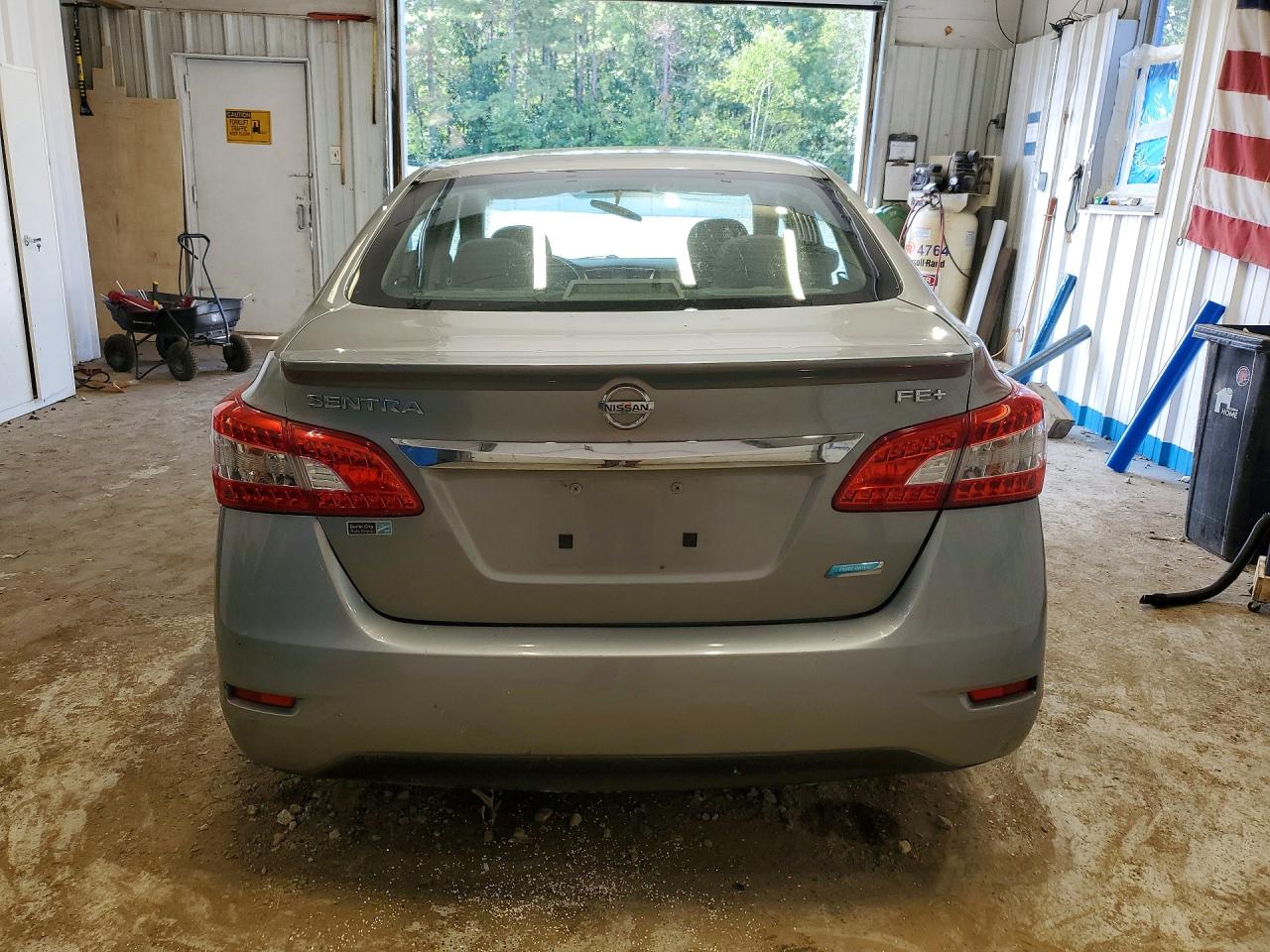 2013 Nissan Sentra S Gray vin: 3N1AB7AP4DL774184