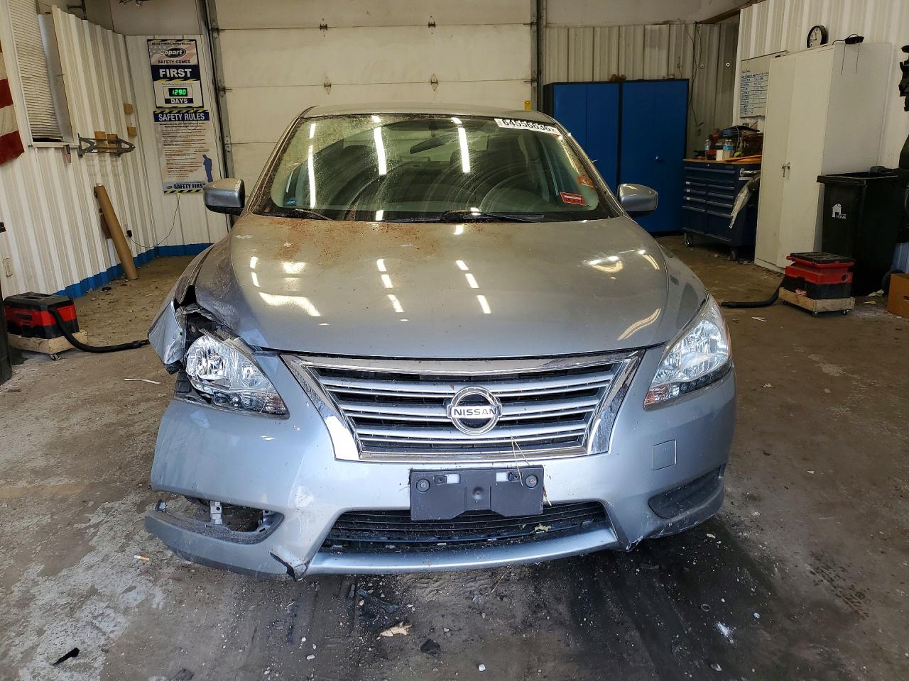 2013 Nissan Sentra S Gray vin: 3N1AB7AP4DL774184
