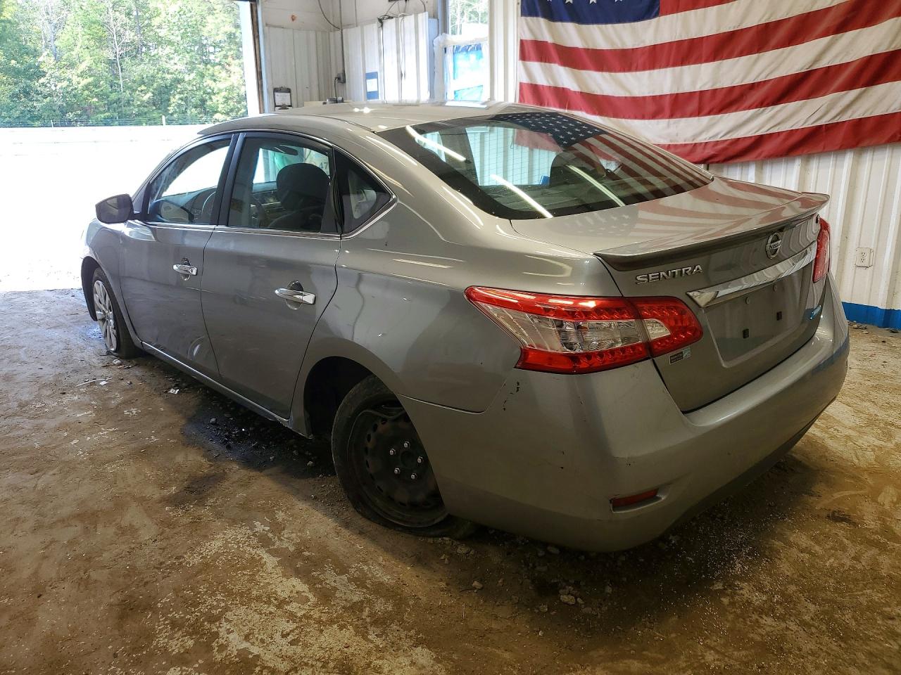 2013 Nissan Sentra S Gray vin: 3N1AB7AP4DL774184