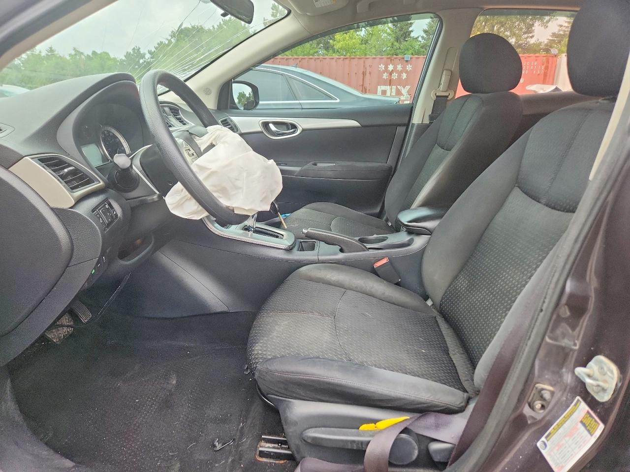 2013 Nissan Sentra S Серый vin: 3N1AB7AP4DL778655