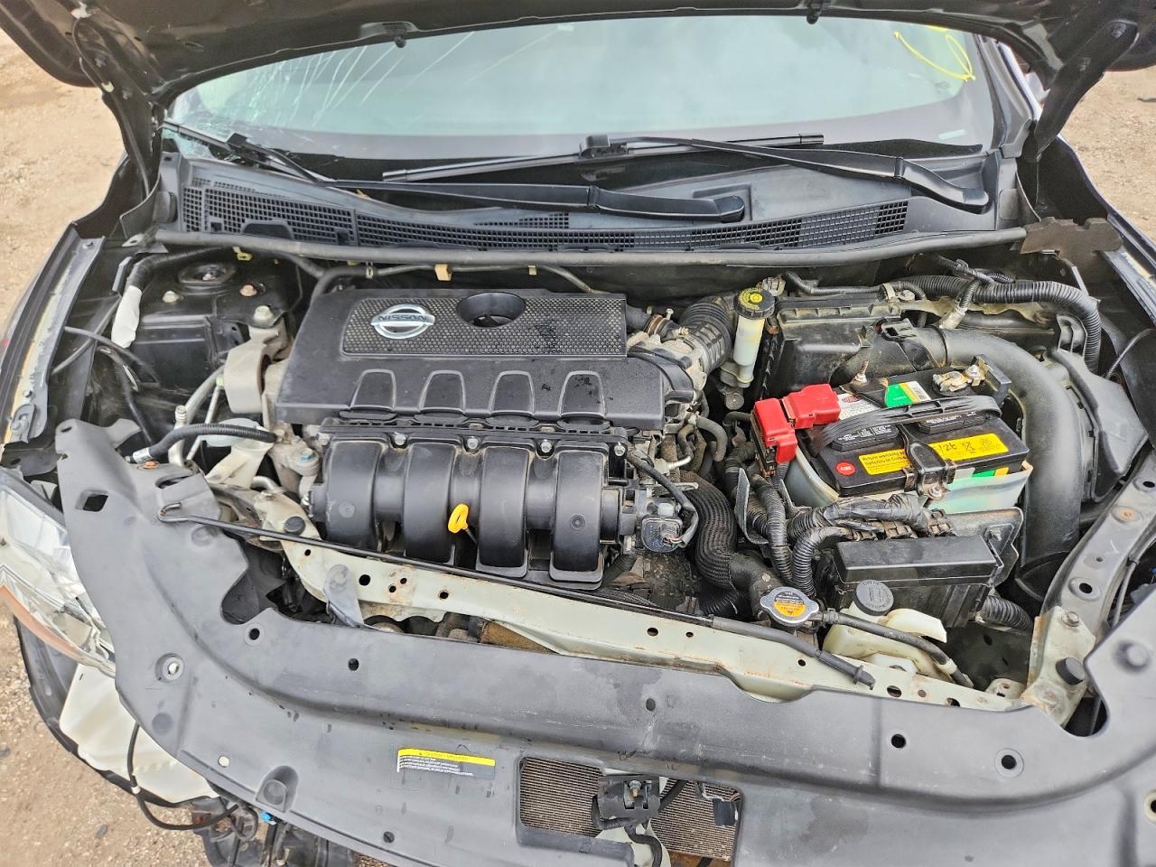 2013 Nissan Sentra S Серый vin: 3N1AB7AP4DL778655