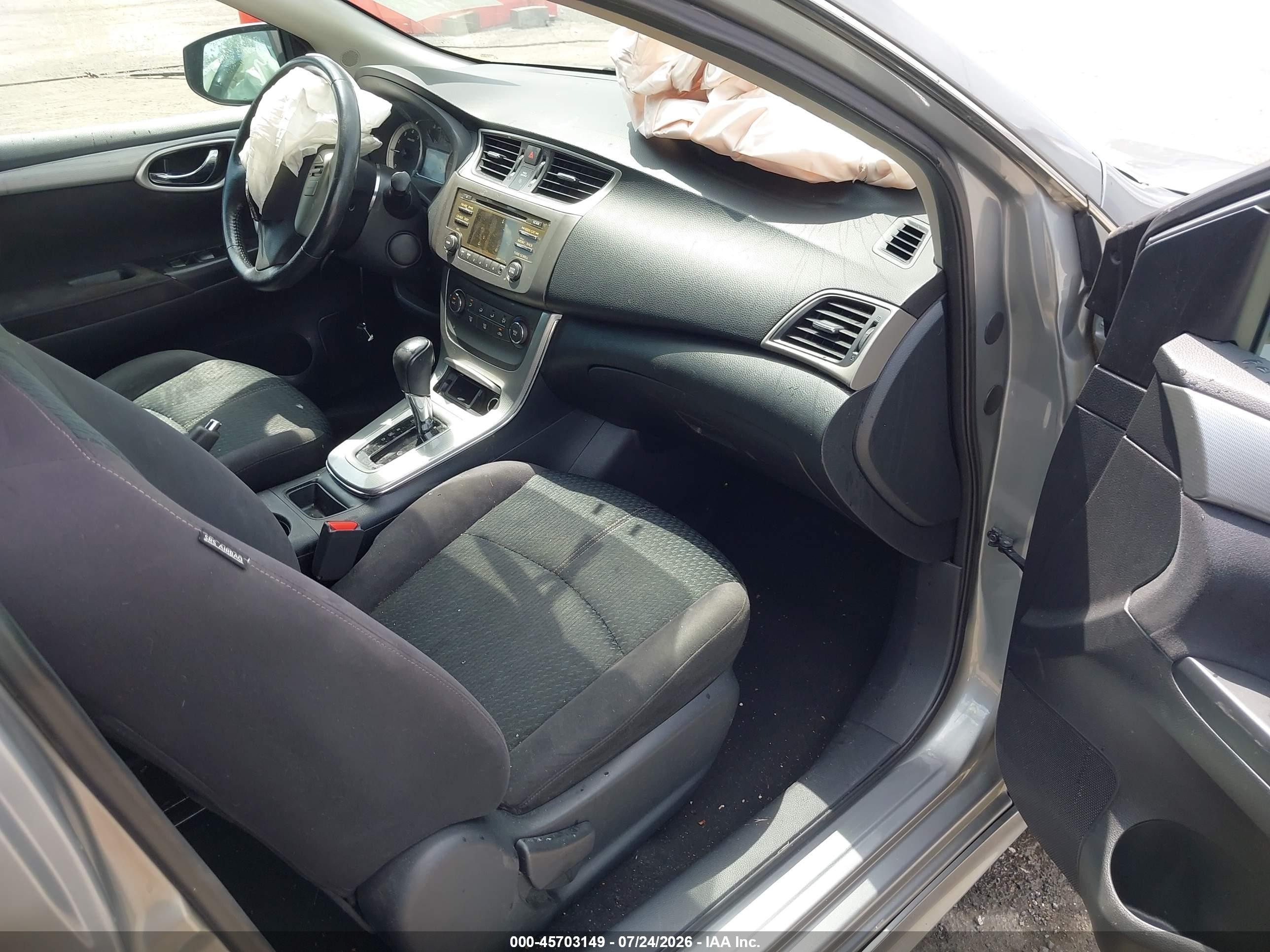 2013 Nissan Sentra Sr Gray vin: 3N1AB7AP4DL778753