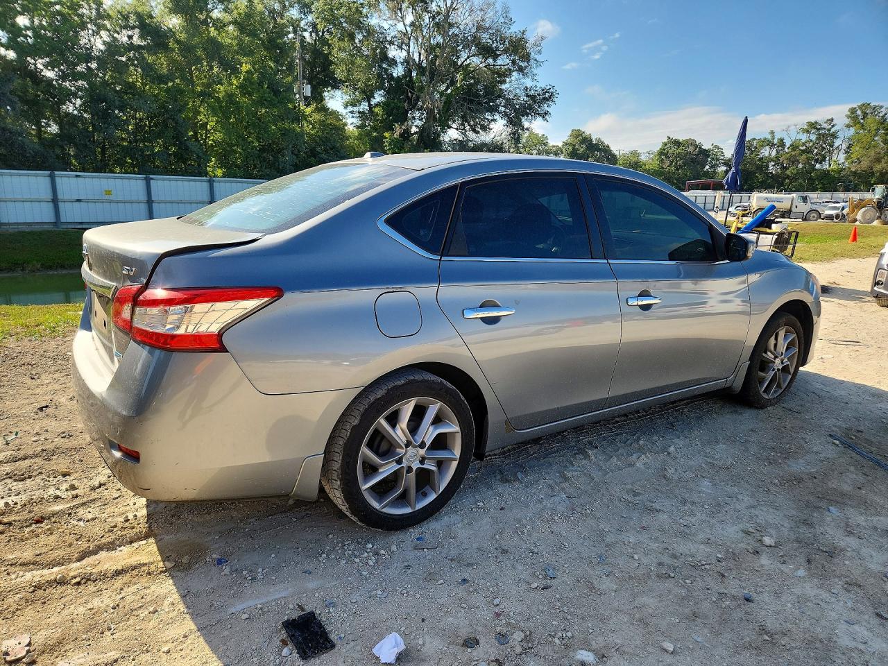 2013 Nissan Sentra S Silver vin: 3N1AB7AP4DL782186