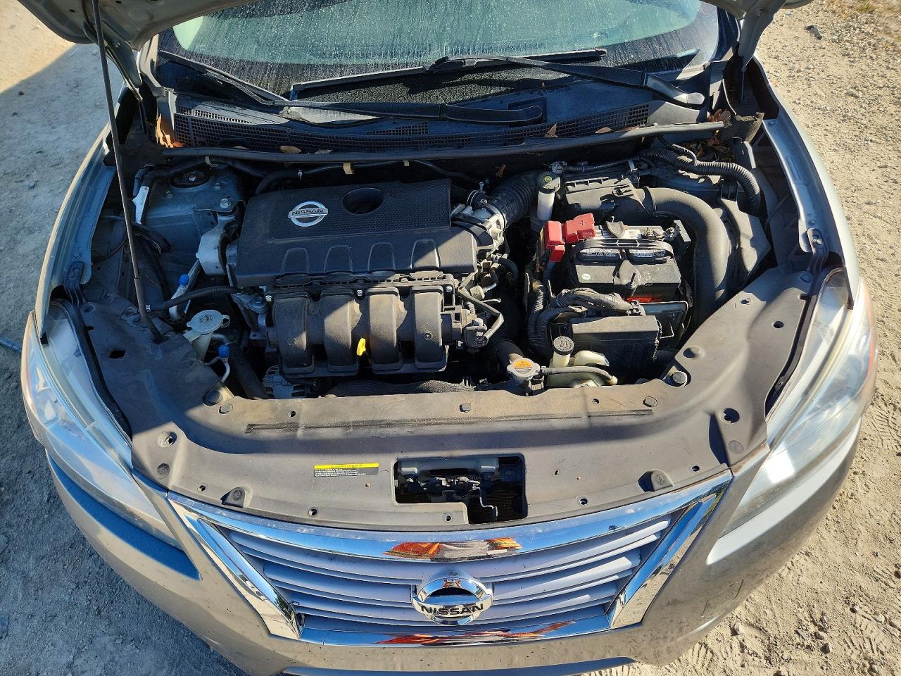 2013 Nissan Sentra S Silver vin: 3N1AB7AP4DL782186