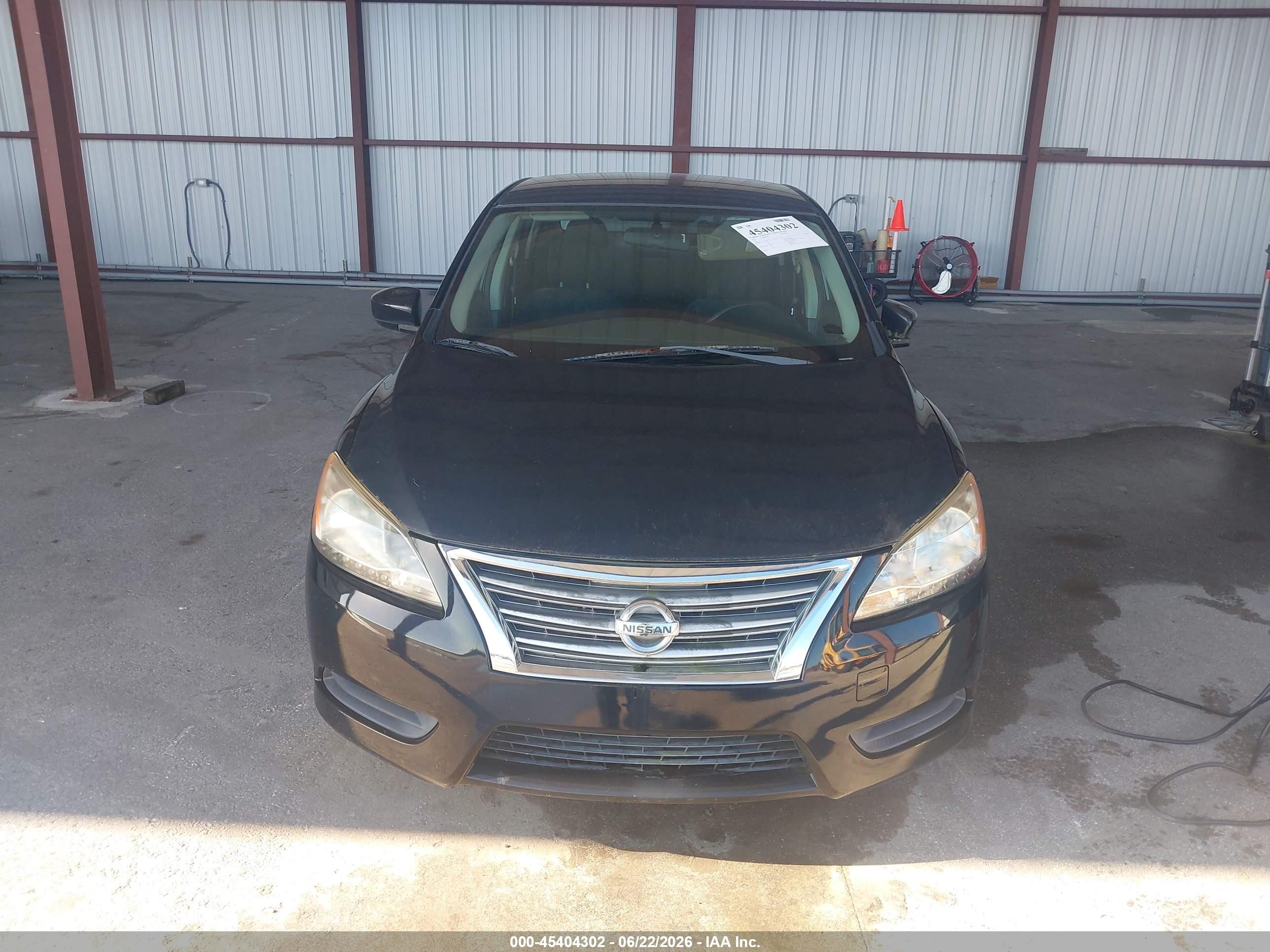 2013 Nissan Sentra Sv Black vin: 3N1AB7AP4DL782608