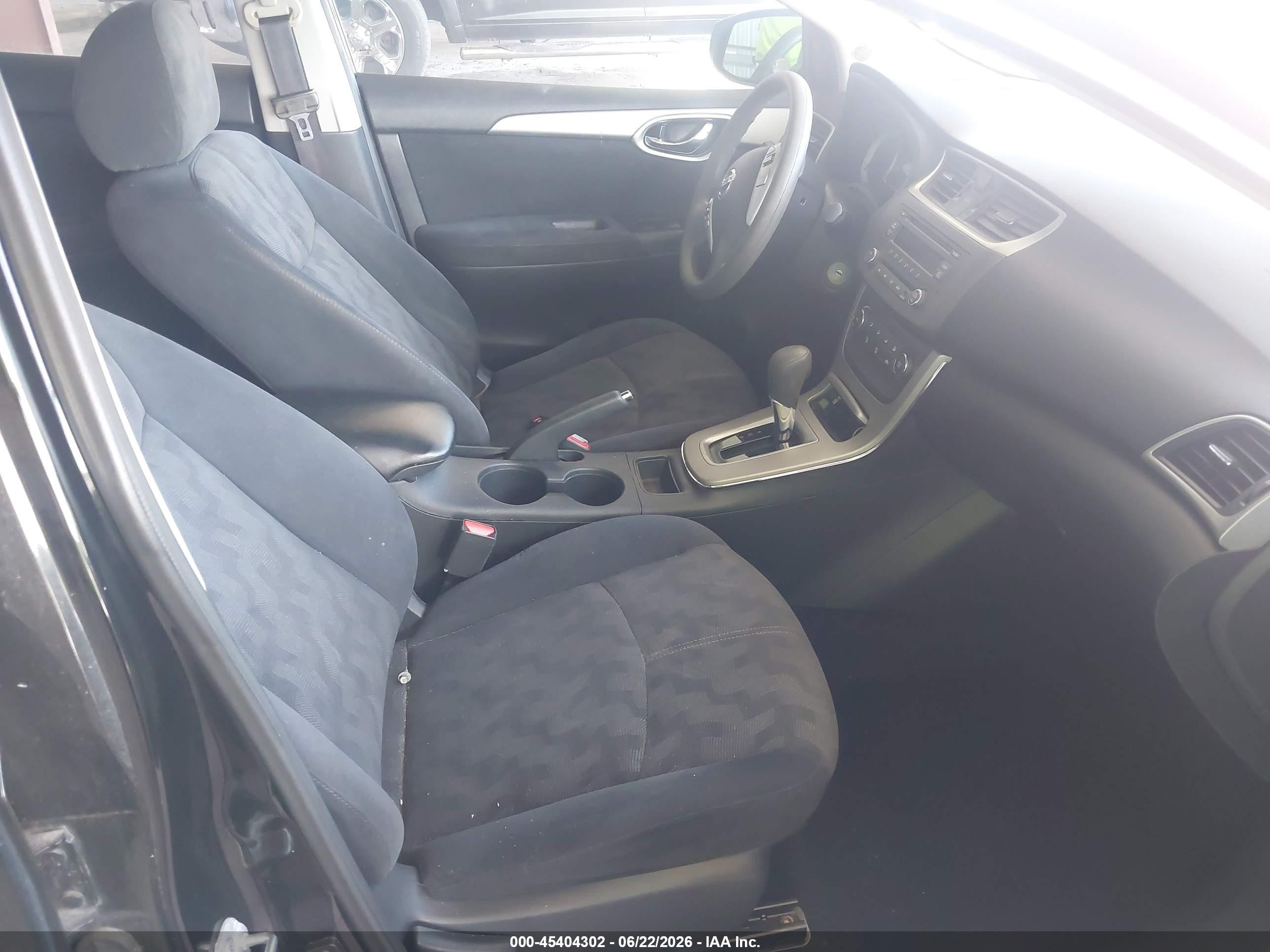 2013 Nissan Sentra Sv Black vin: 3N1AB7AP4DL782608