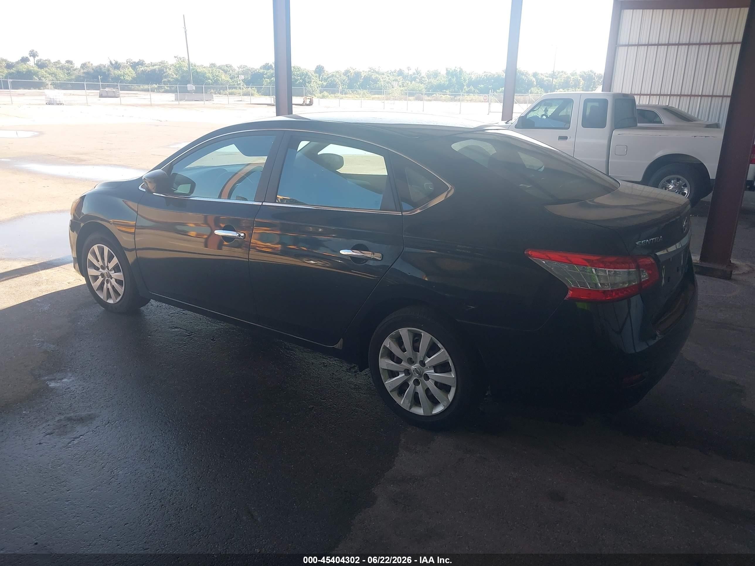 2013 Nissan Sentra Sv Black vin: 3N1AB7AP4DL782608