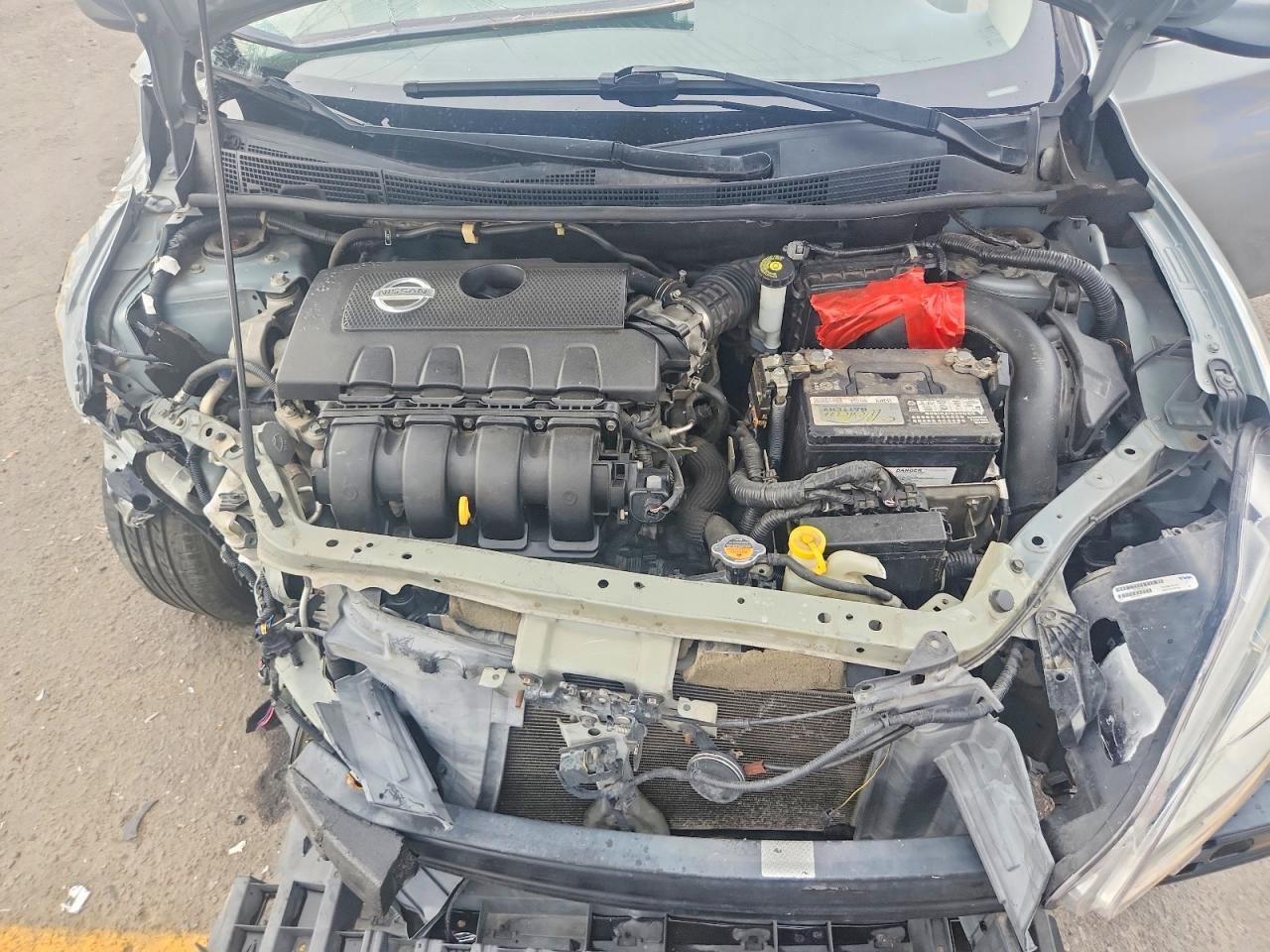 2013 Nissan Sentra S Silver vin: 3N1AB7AP4DL786335
