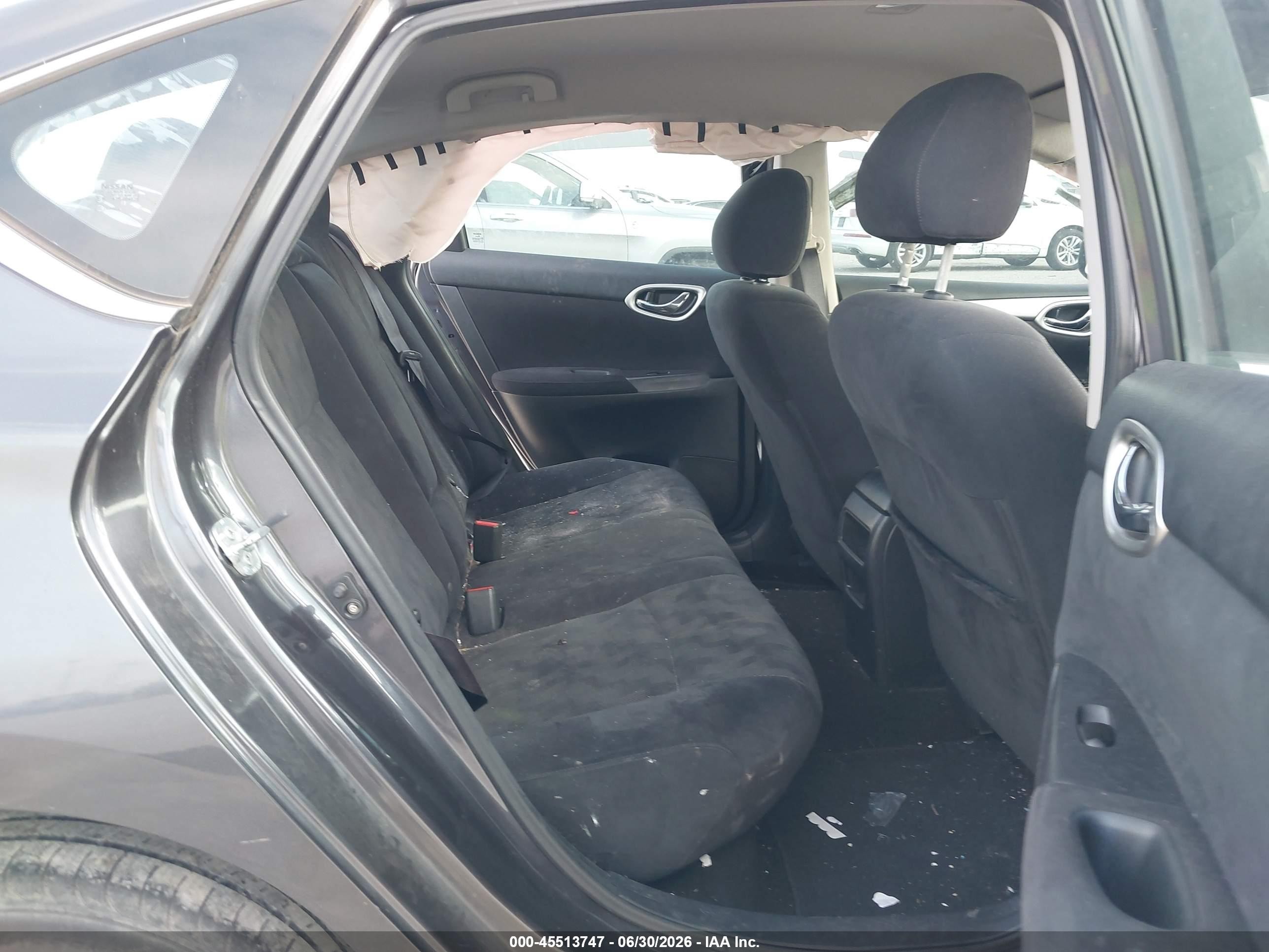 2013 Nissan Sentra Sv Gray vin: 3N1AB7AP4DL792572