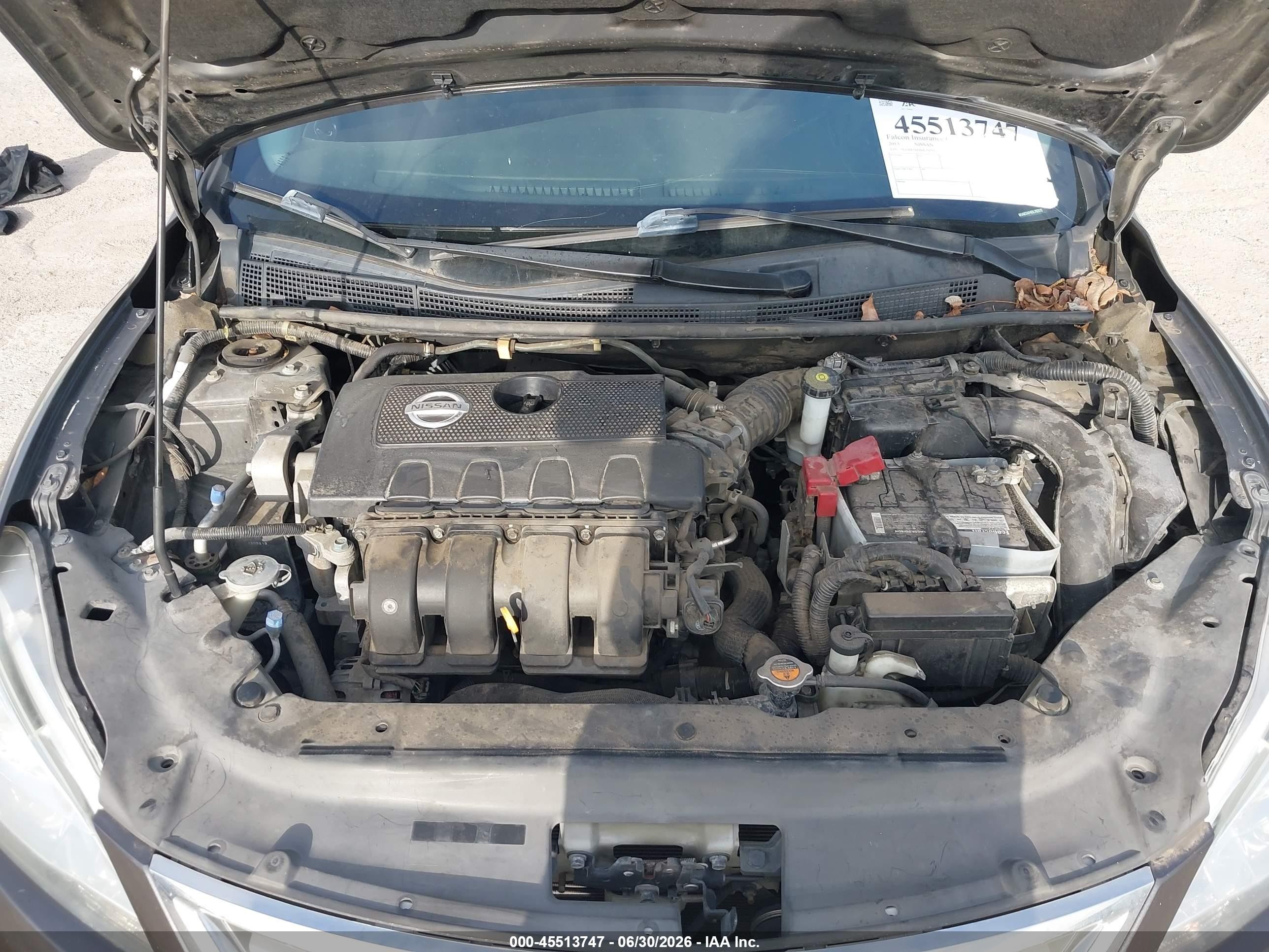 2013 Nissan Sentra Sv Gray vin: 3N1AB7AP4DL792572