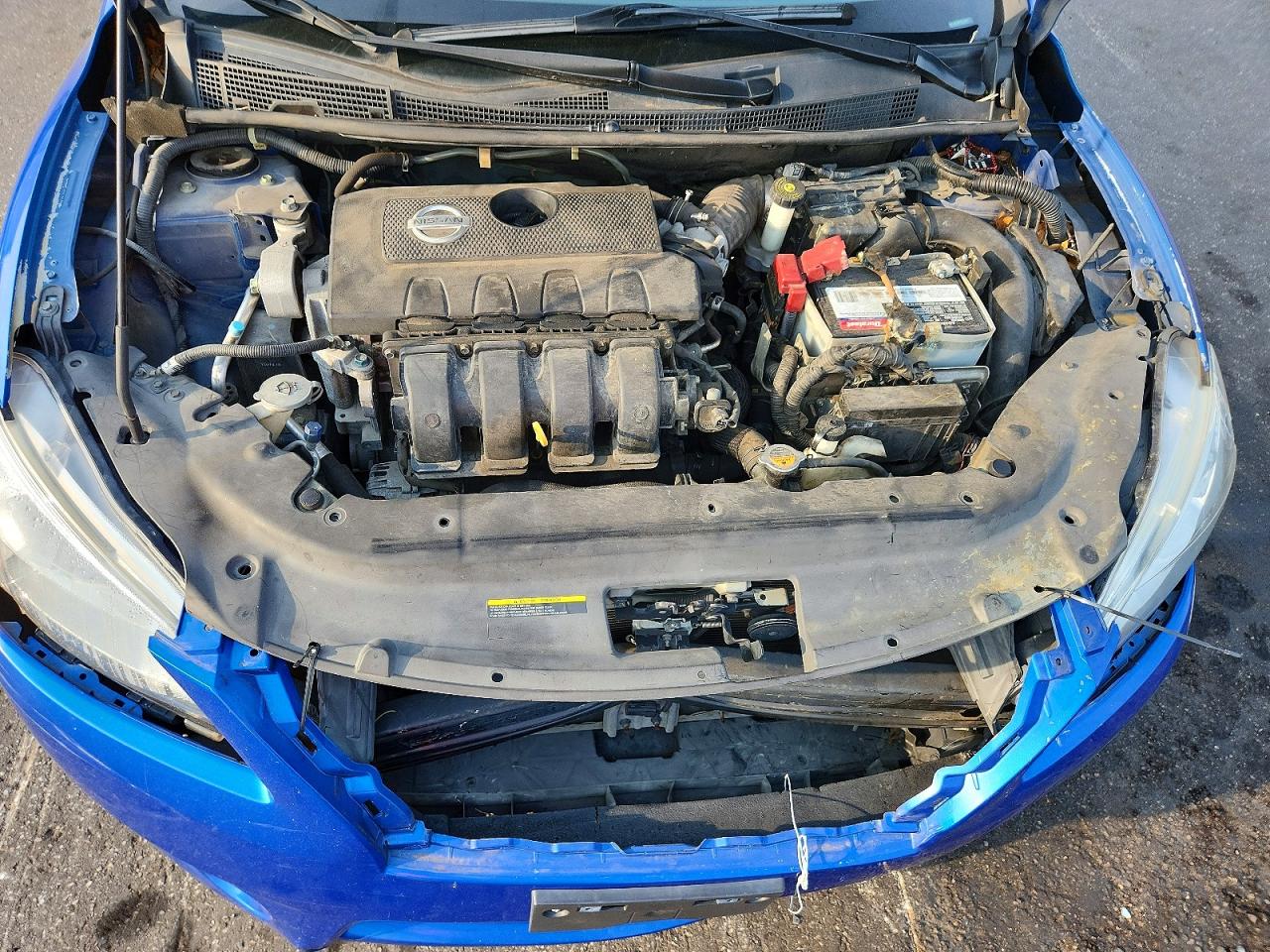 2013 Nissan Sentra S Синий vin: 3N1AB7AP4DL794161