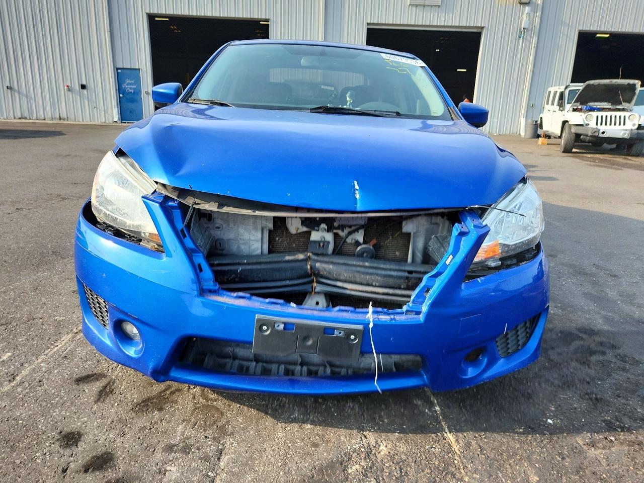 2013 Nissan Sentra S Синий vin: 3N1AB7AP4DL794161