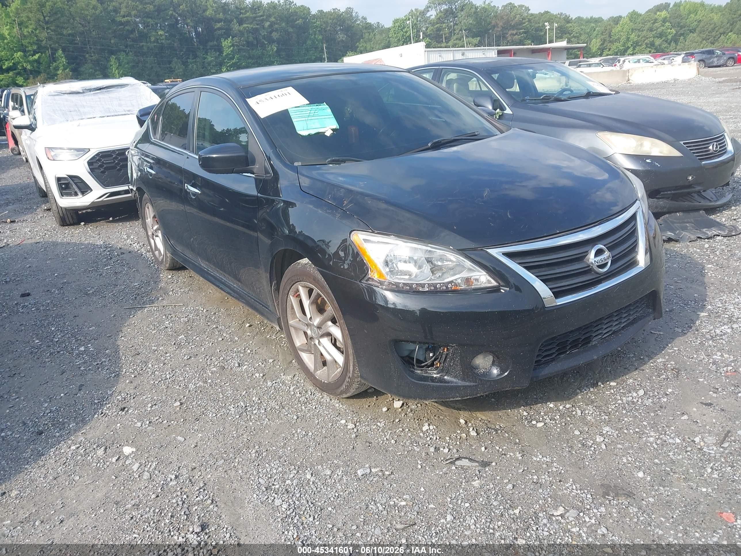 2013 Nissan Sentra Sr Black vin: 3N1AB7AP4DL797965
