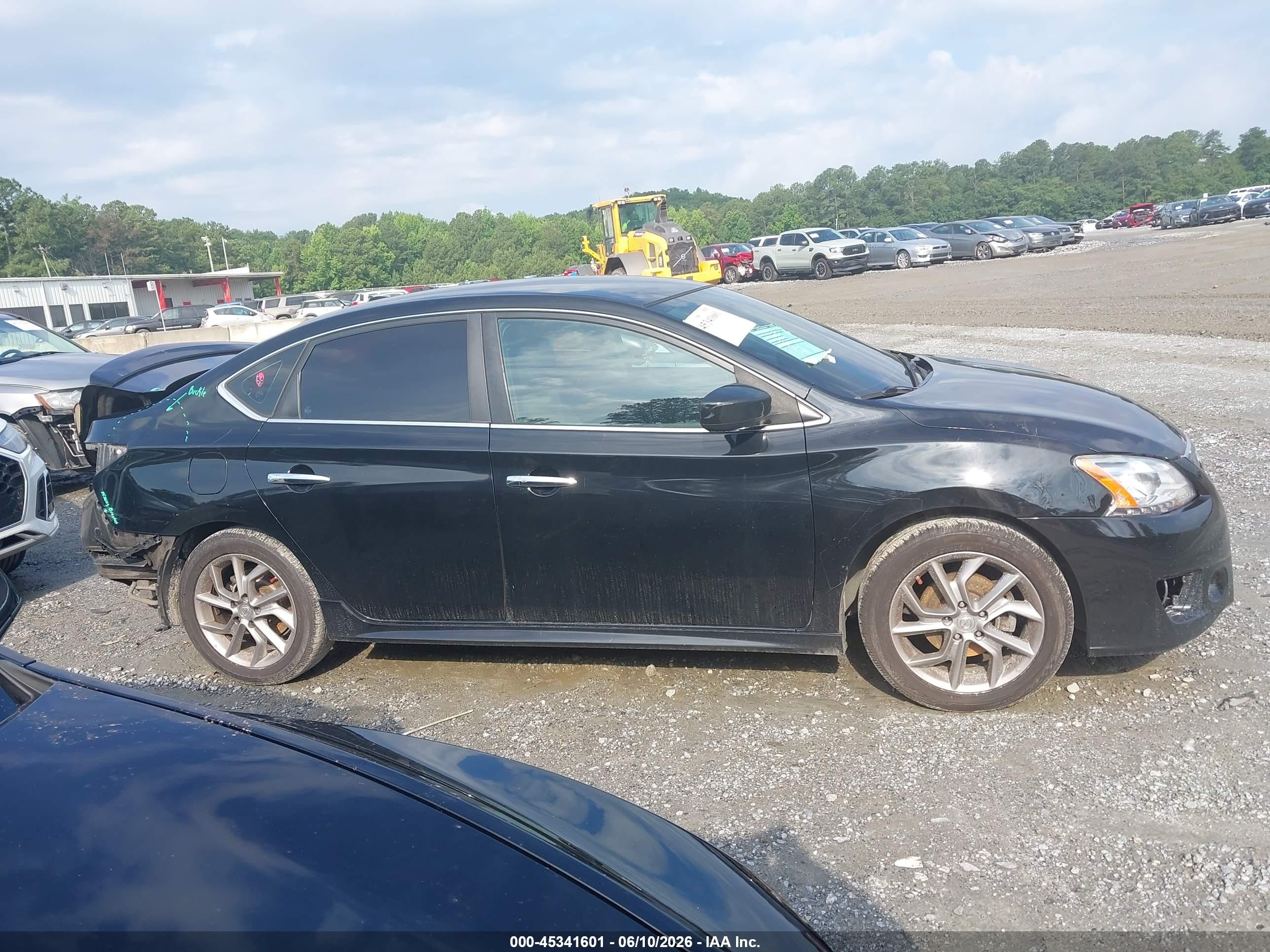 2013 Nissan Sentra Sr Black vin: 3N1AB7AP4DL797965
