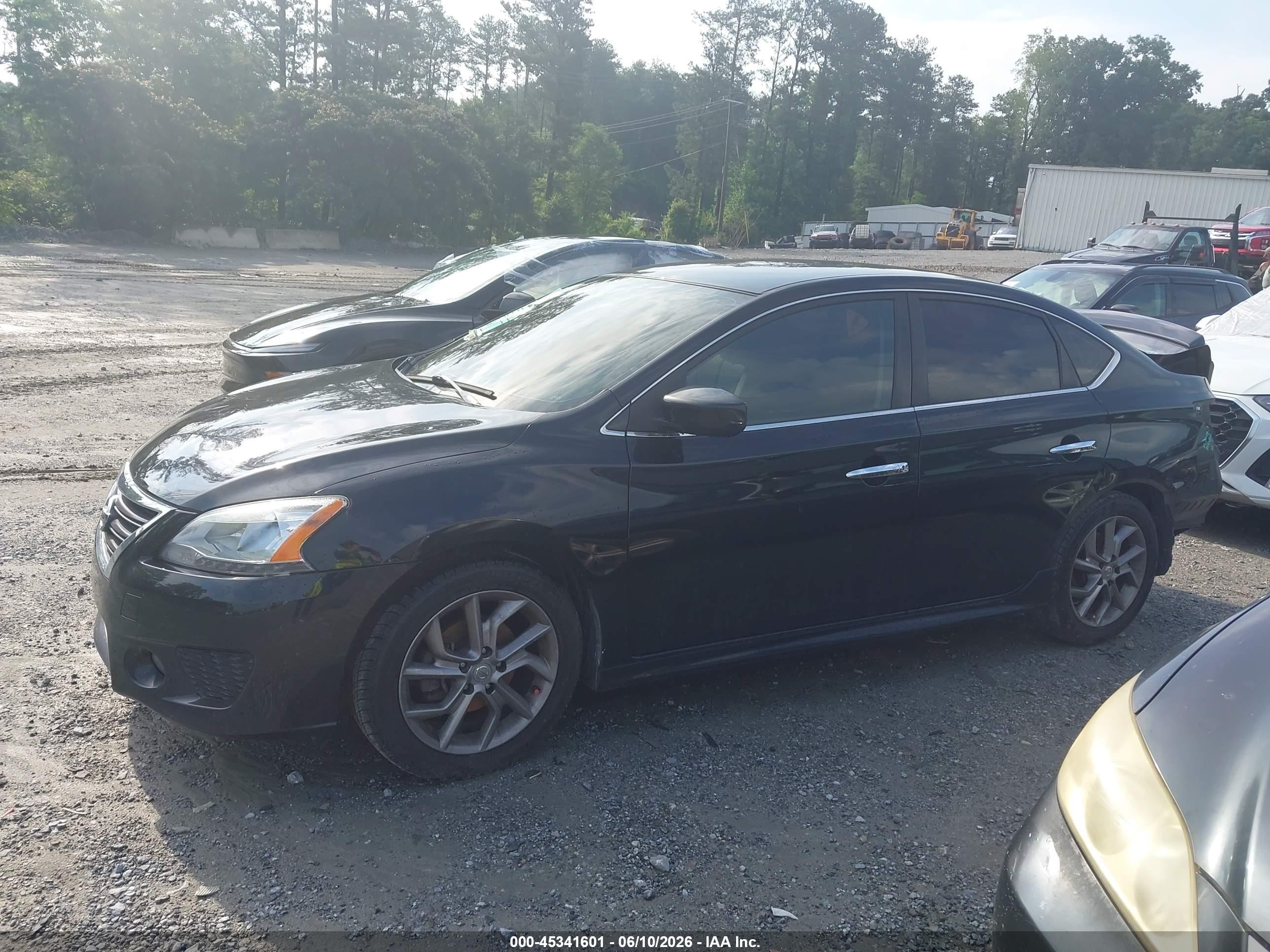 2013 Nissan Sentra Sr Black vin: 3N1AB7AP4DL797965