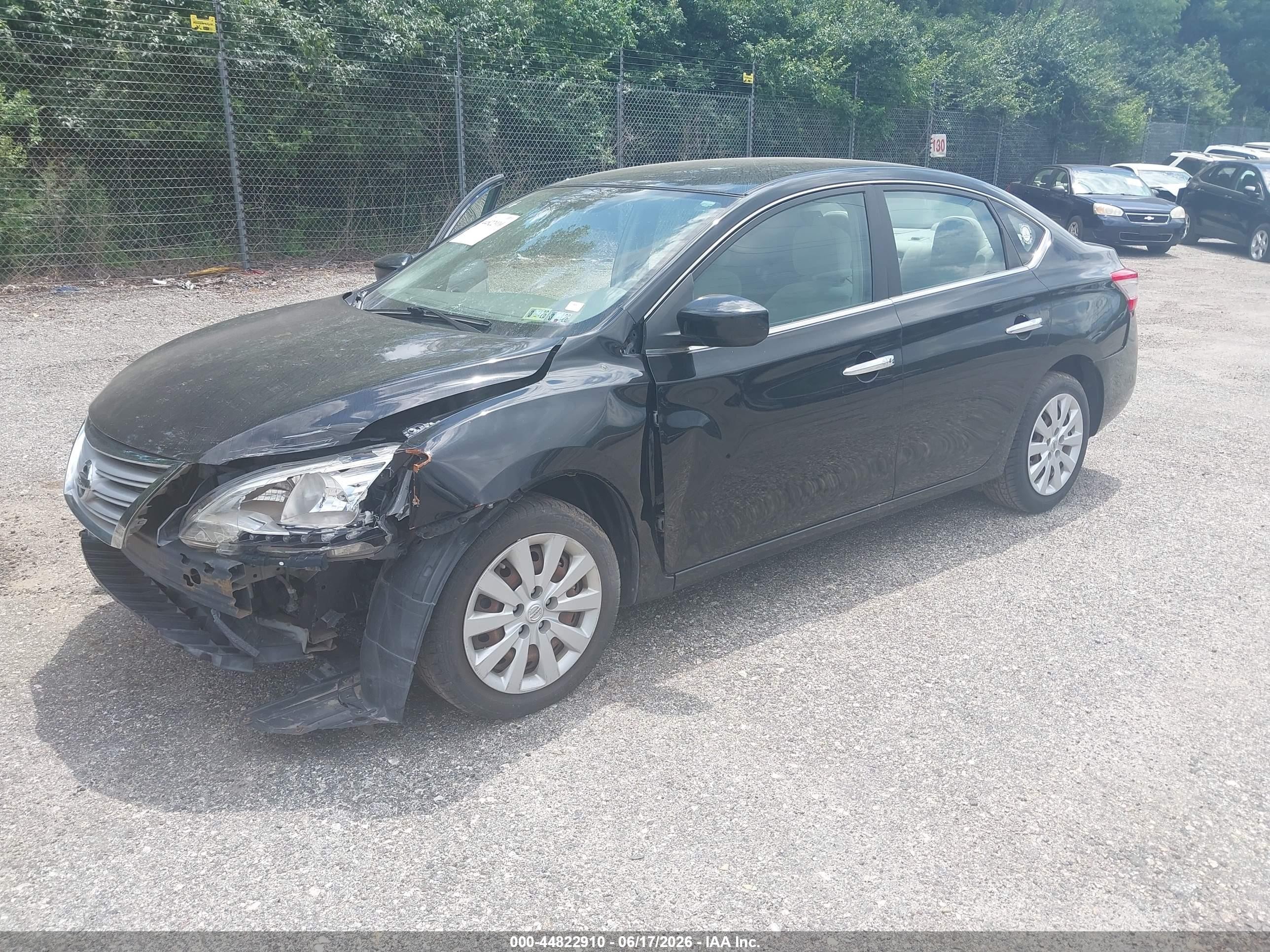 2013 Nissan Sentra Sv Black vin: 3N1AB7AP4DL798856