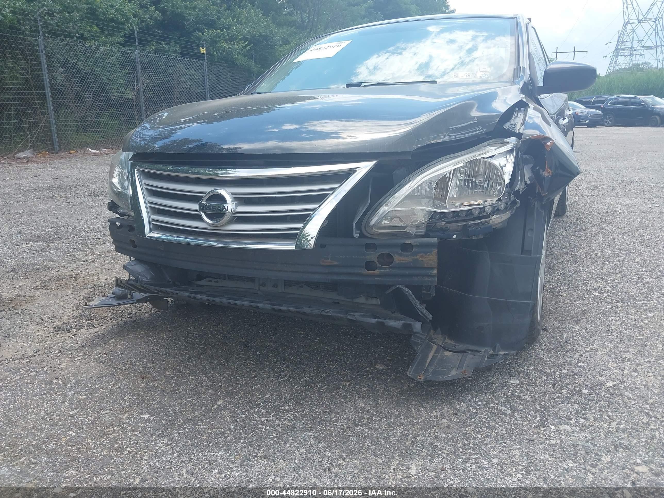 2013 Nissan Sentra Sv Black vin: 3N1AB7AP4DL798856