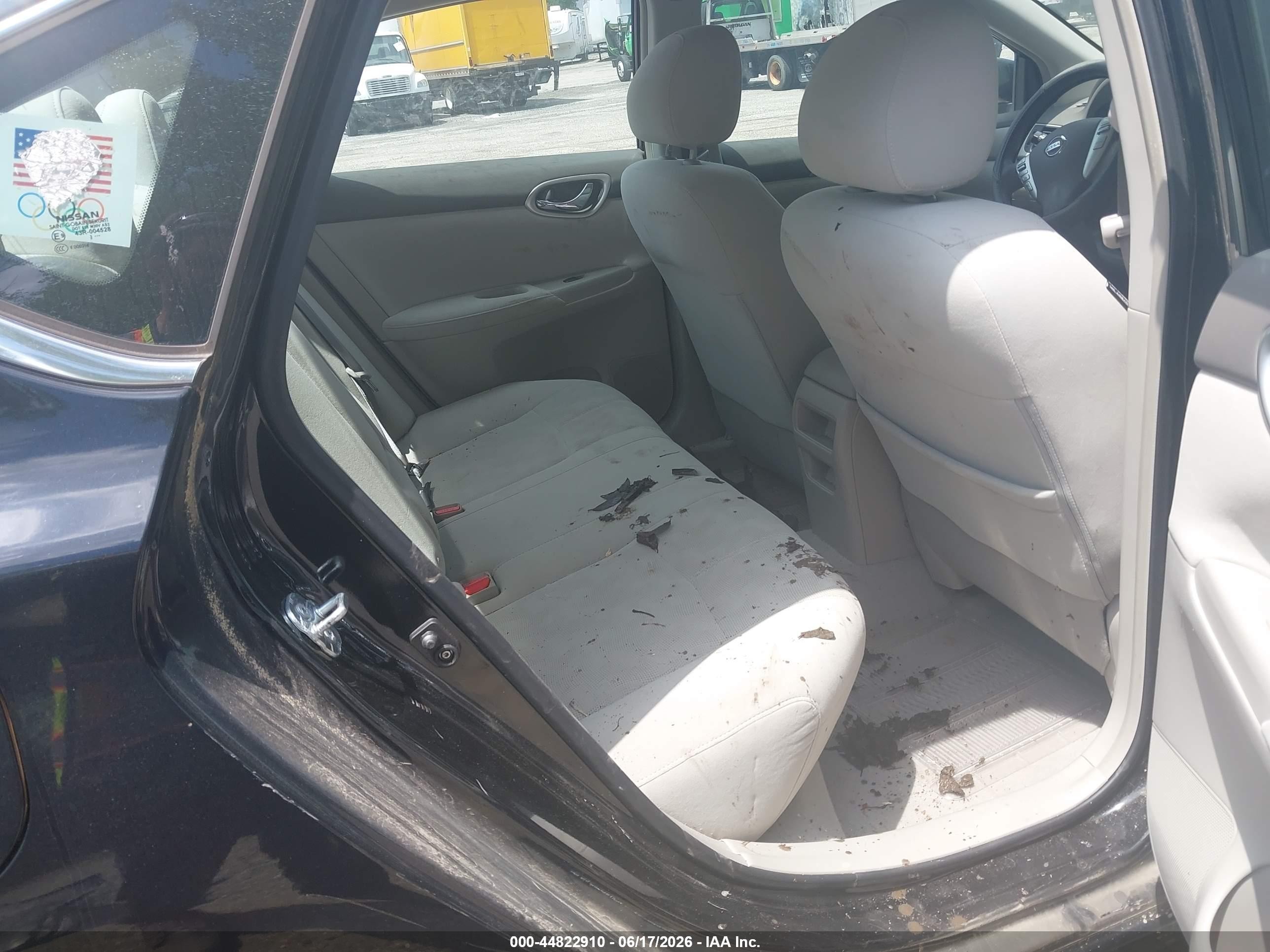 2013 Nissan Sentra Sv Black vin: 3N1AB7AP4DL798856