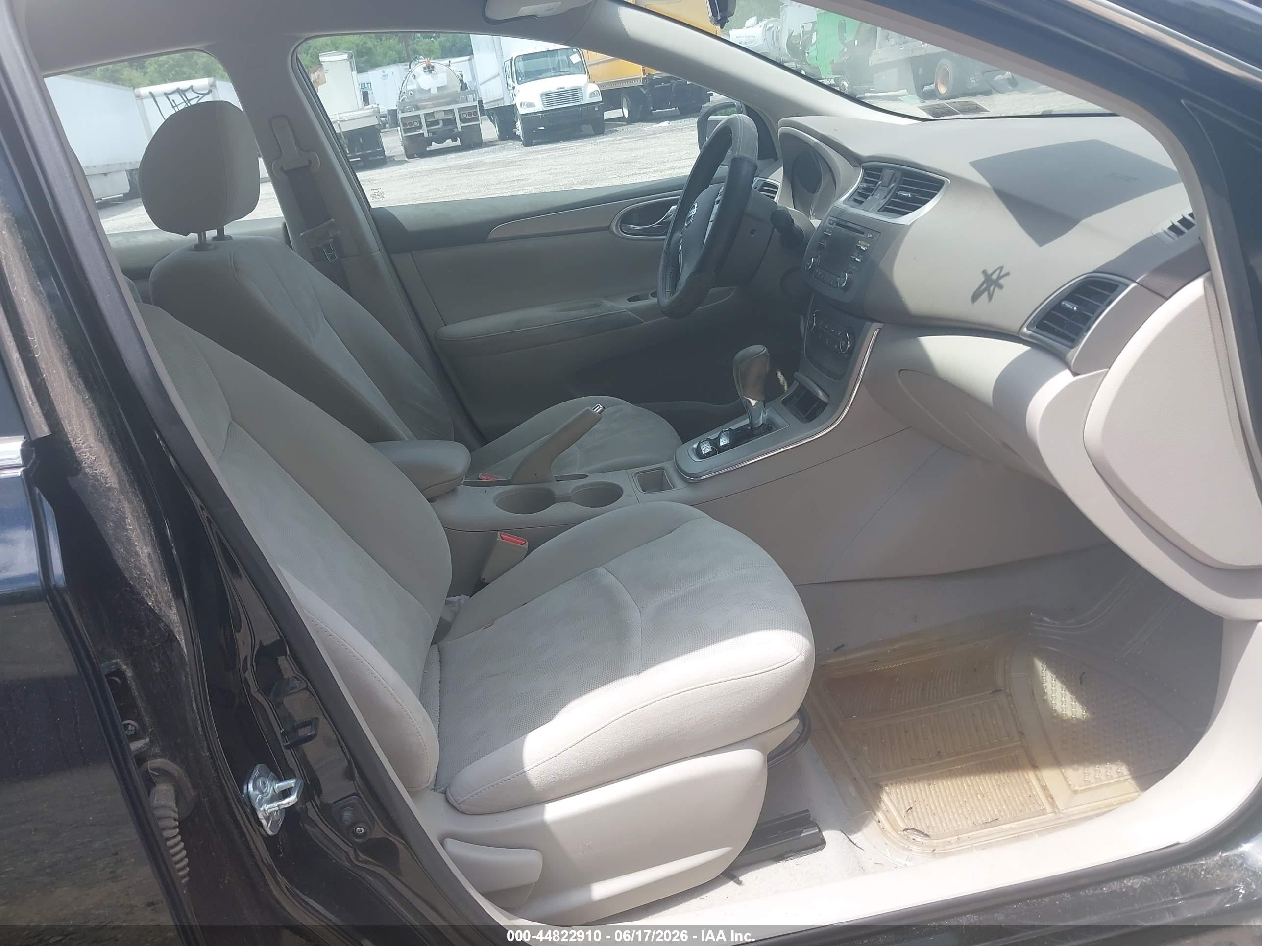 2013 Nissan Sentra Sv Black vin: 3N1AB7AP4DL798856