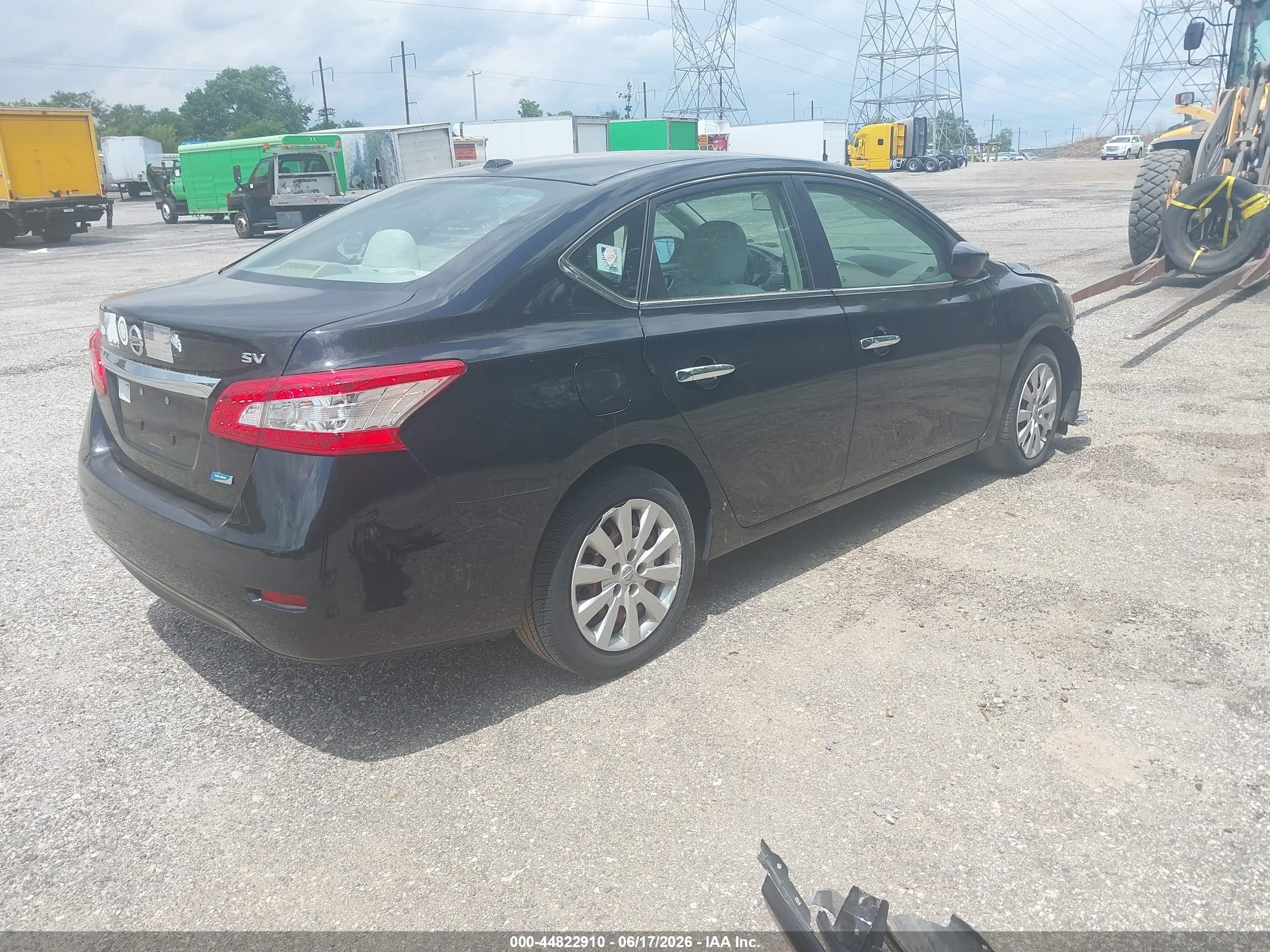 2013 Nissan Sentra Sv Black vin: 3N1AB7AP4DL798856