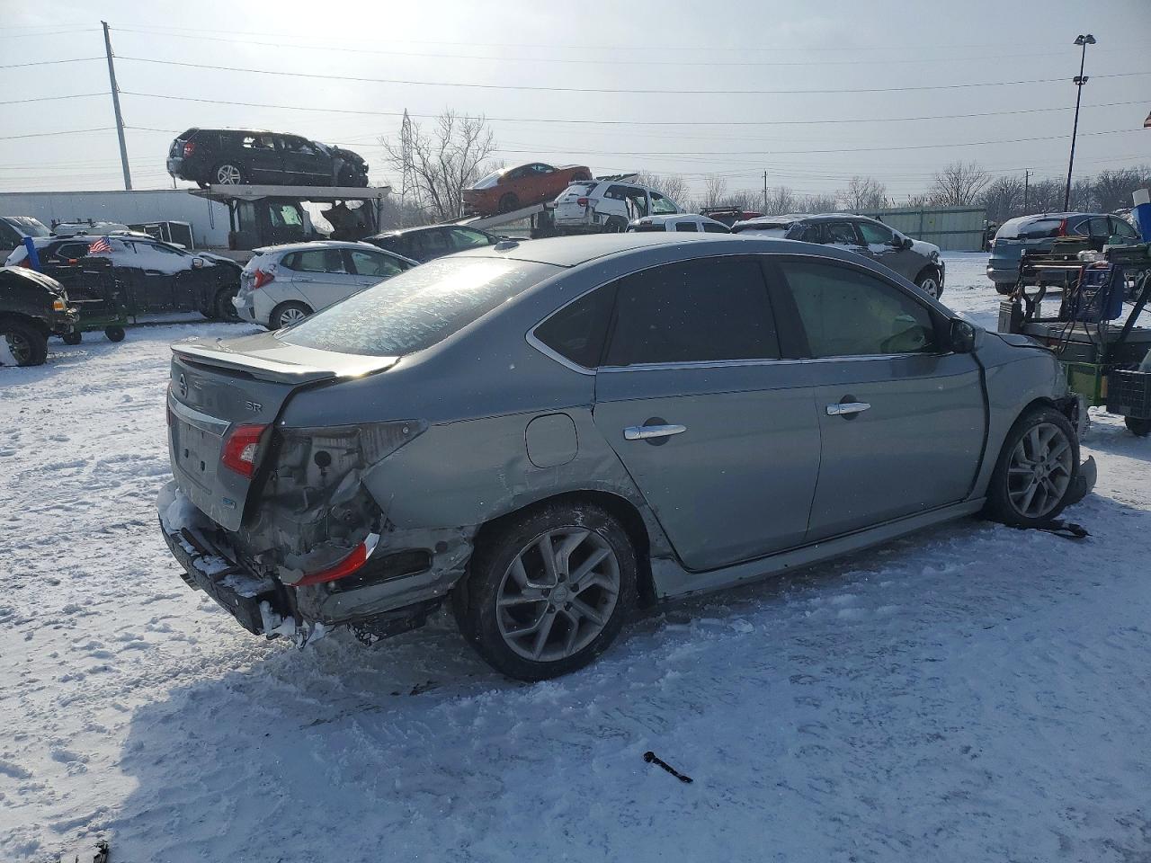 2014 Nissan Sentra S Silver vin: 3N1AB7AP4EL620527