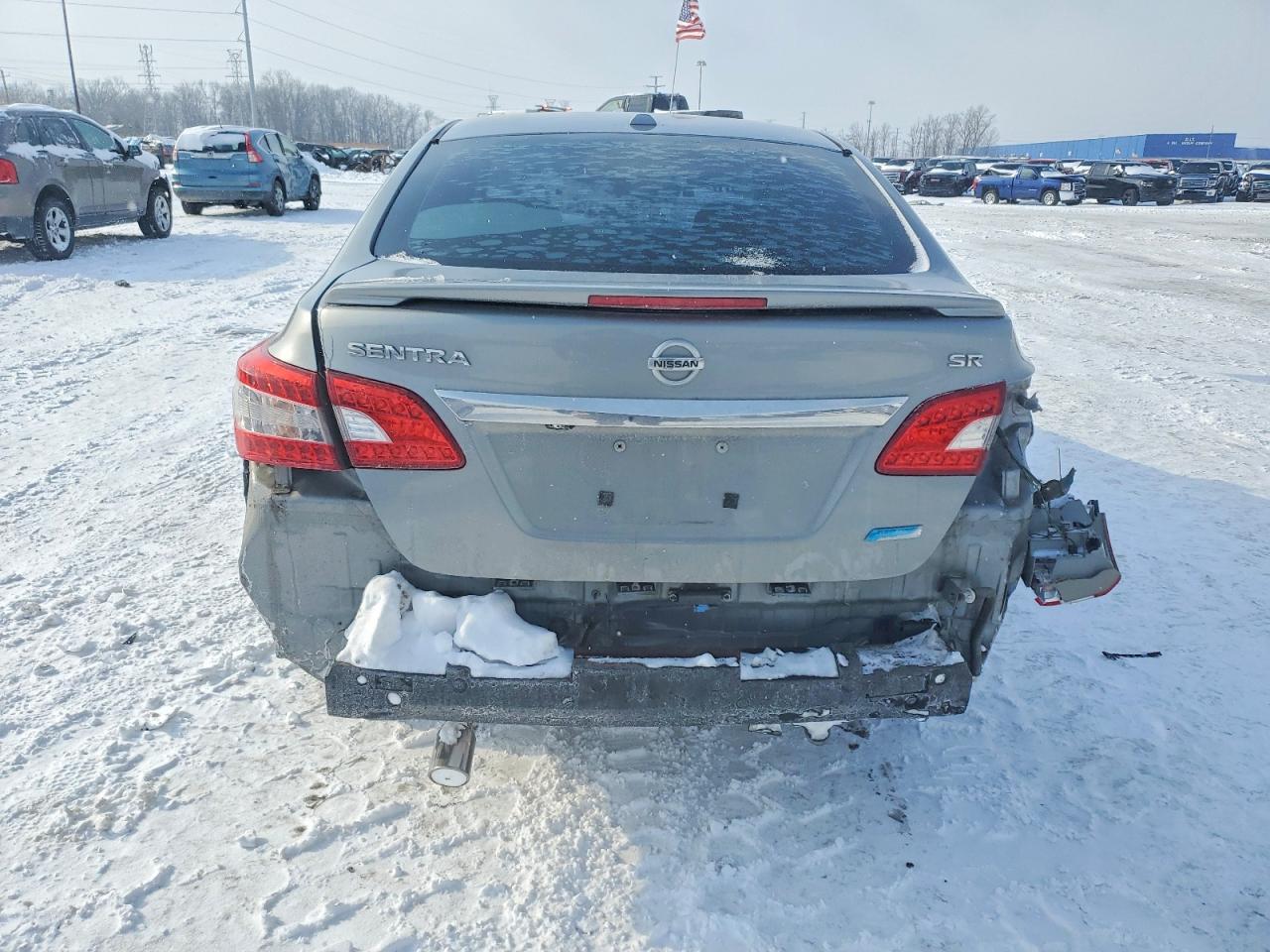 2014 Nissan Sentra S Silver vin: 3N1AB7AP4EL620527