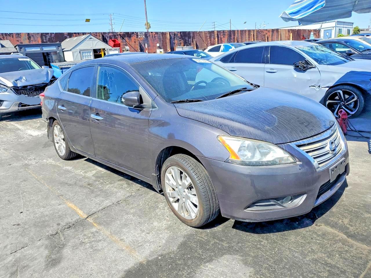 2014 Nissan Sentra Sl Gray vin: 3N1AB7AP4EL621886