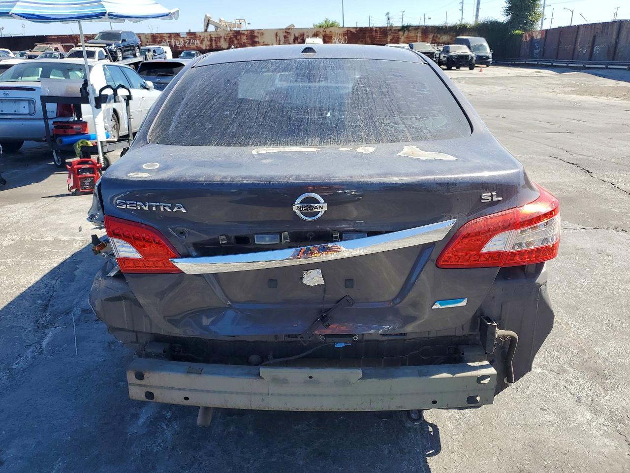 2014 Nissan Sentra Sl Gray vin: 3N1AB7AP4EL621886