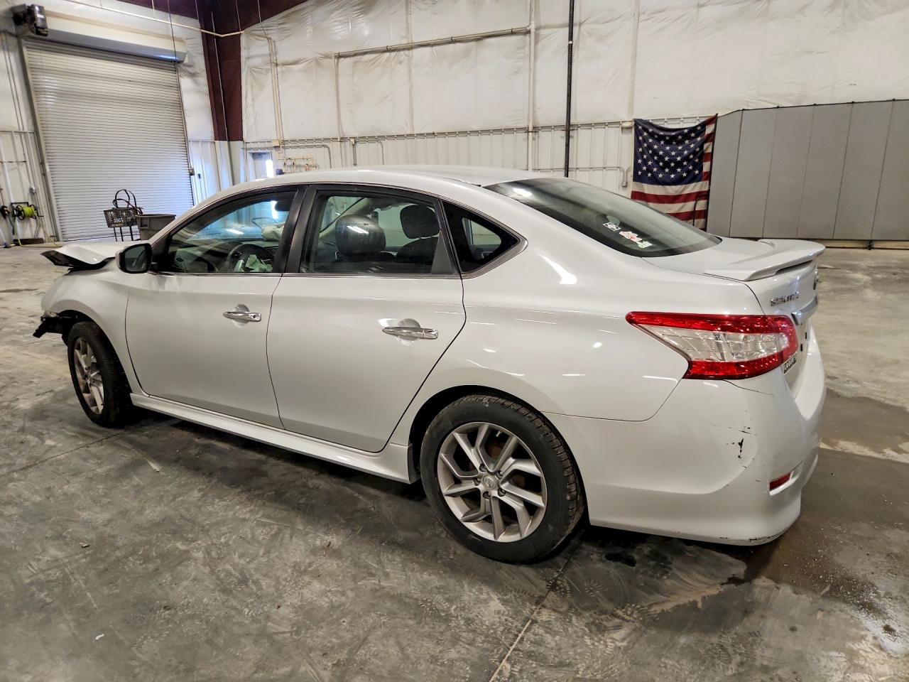 2014 Nissan Sentra Sr Silver vin: 3N1AB7AP4EL623332