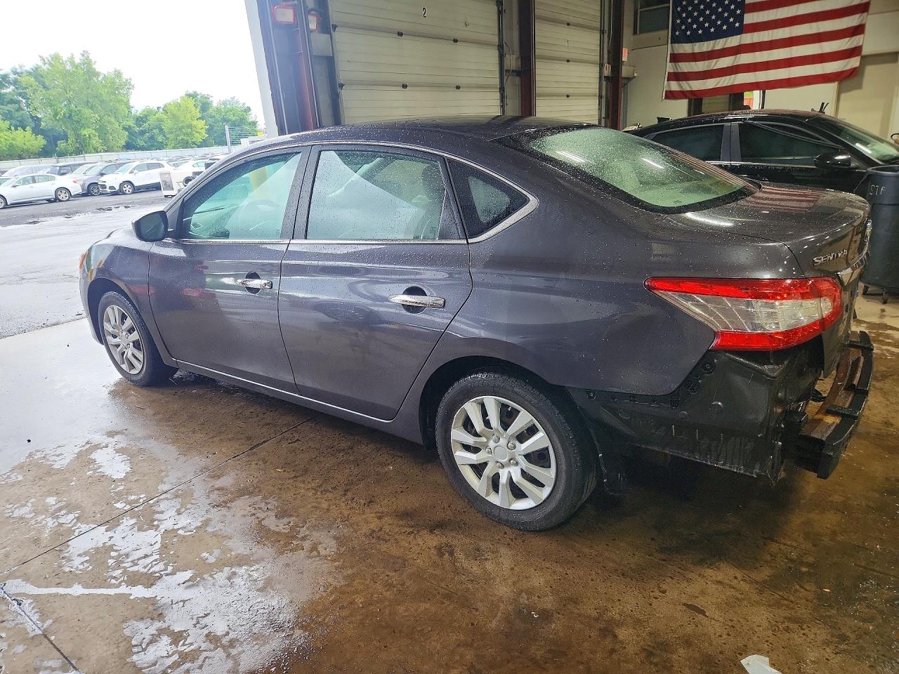 2014 Nissan Sentra S Gray vin: 3N1AB7AP4EL627655