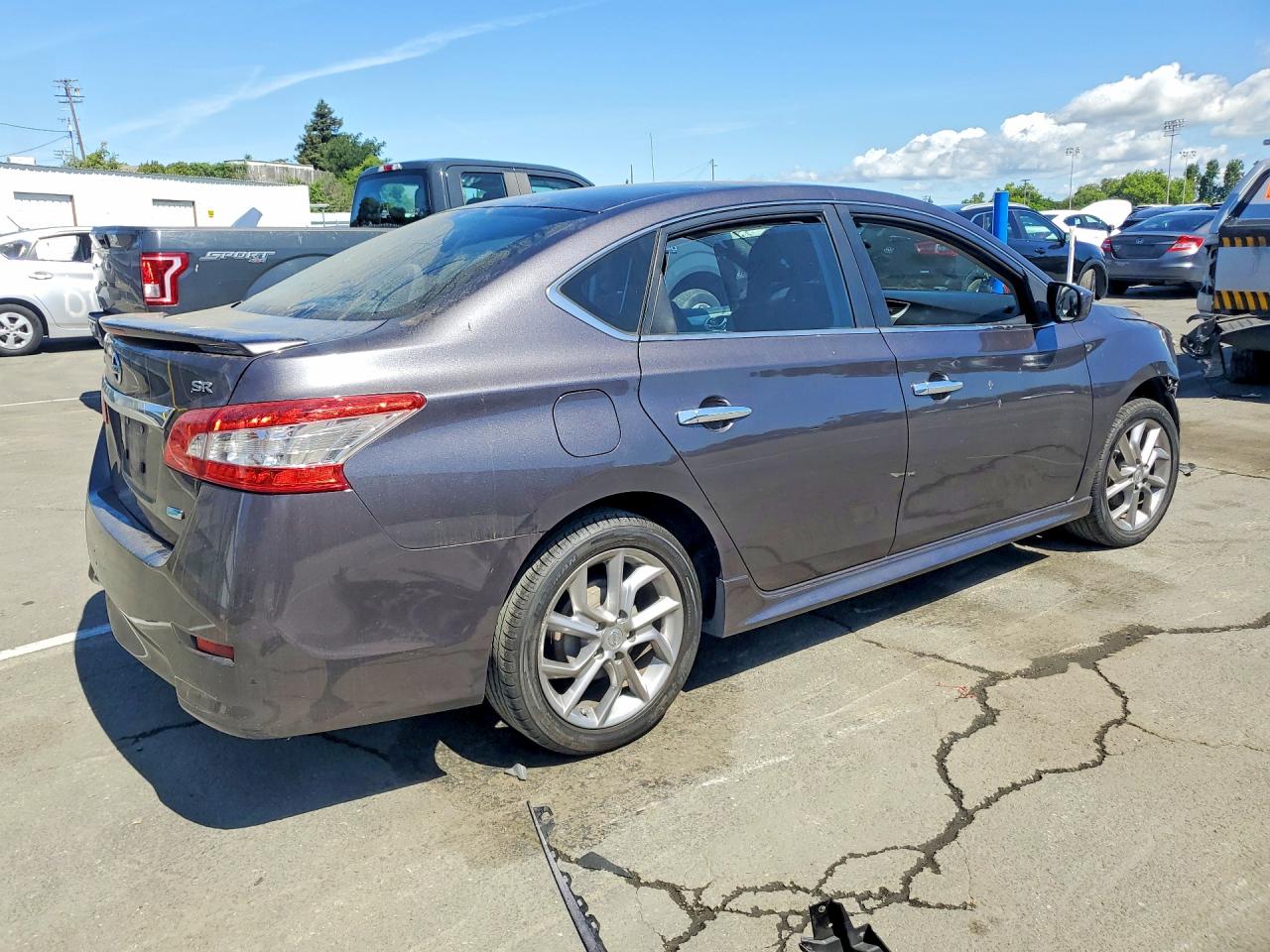 2014 Nissan Sentra Sr Charcoal vin: 3N1AB7AP4EL628417
