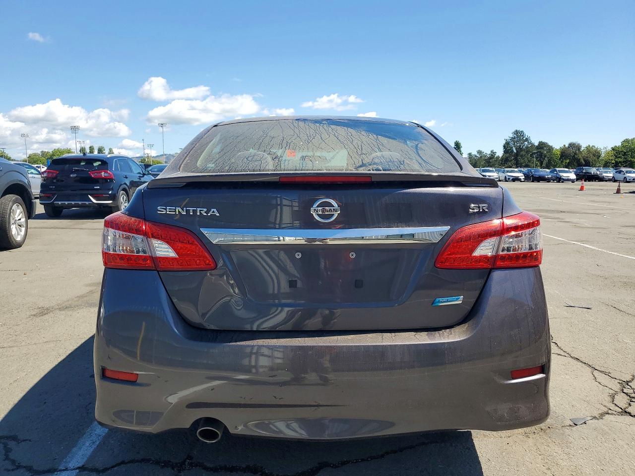 2014 Nissan Sentra Sr Charcoal vin: 3N1AB7AP4EL628417