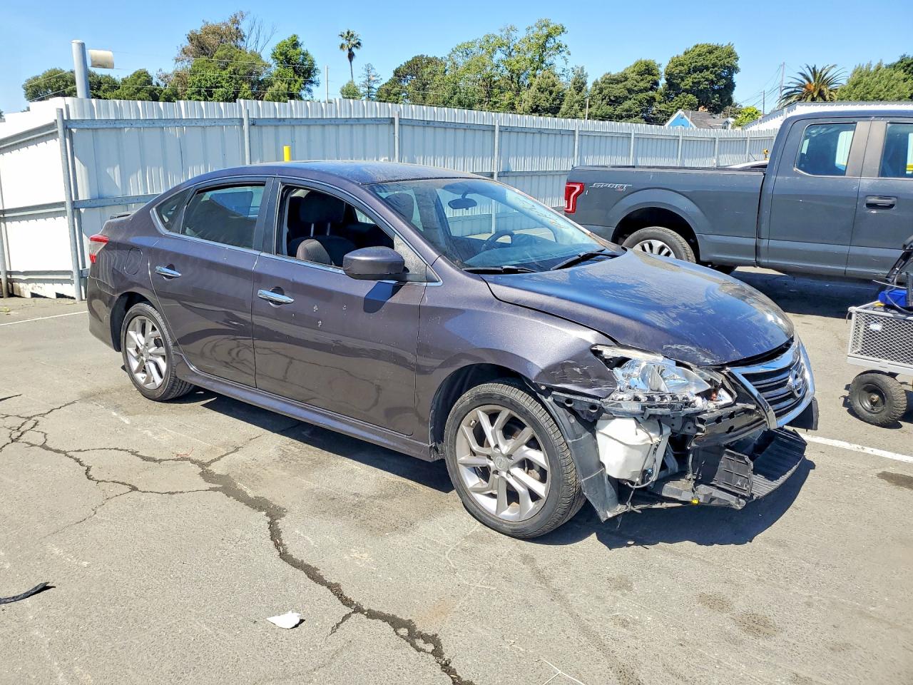 2014 Nissan Sentra Sr Charcoal vin: 3N1AB7AP4EL628417