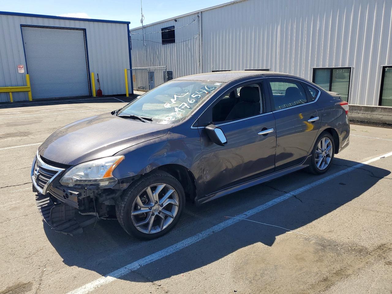 2014 Nissan Sentra Sr Charcoal vin: 3N1AB7AP4EL628417