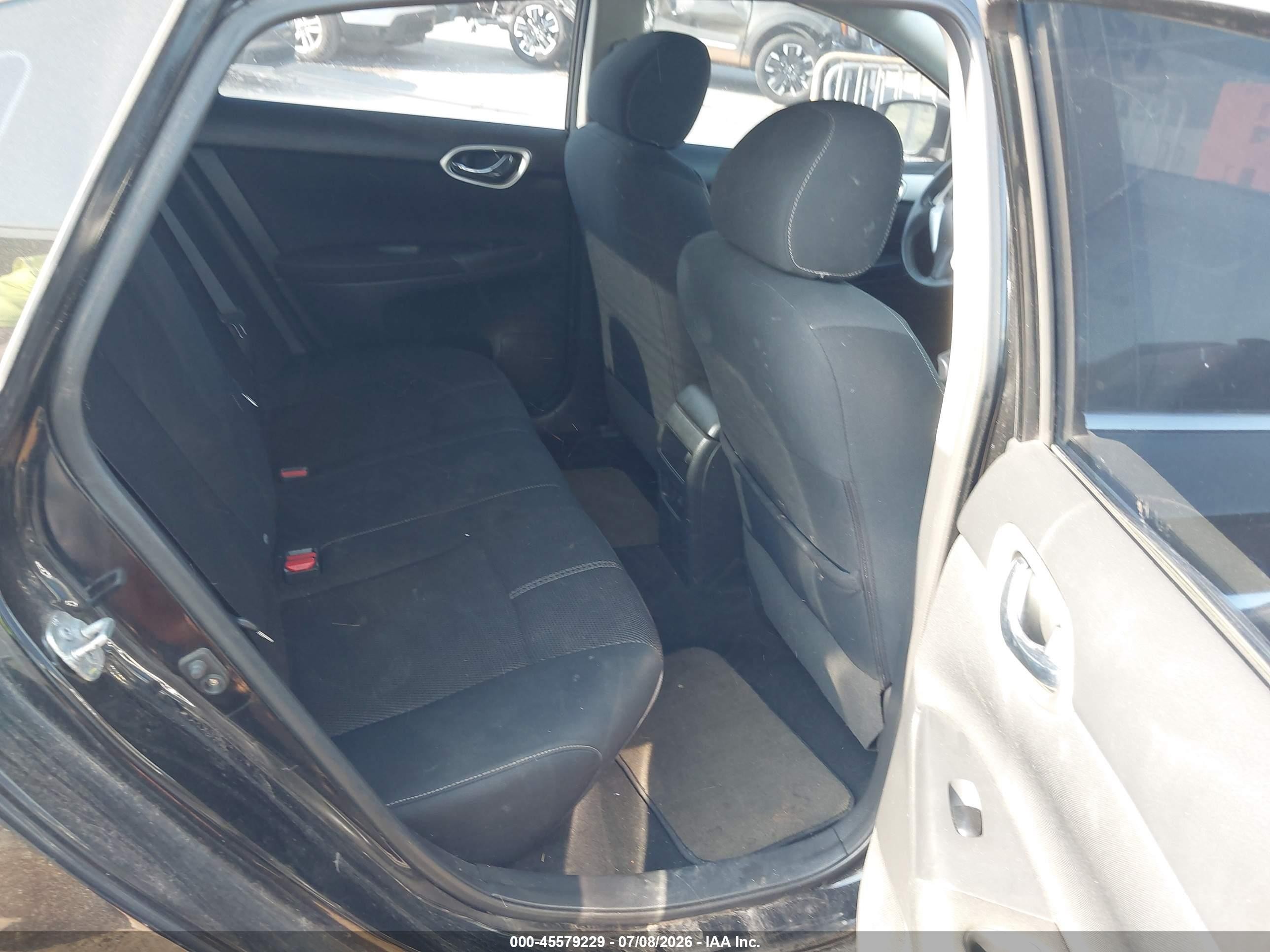 2014 Nissan Sentra S Black vin: 3N1AB7AP4EL629891