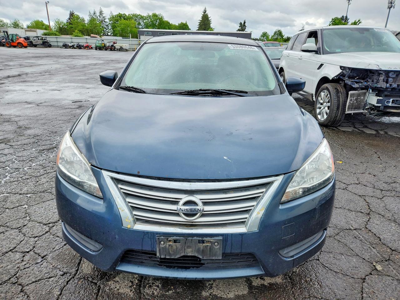 2014 Nissan Sentra Sv Blue vin: 3N1AB7AP4EL660235