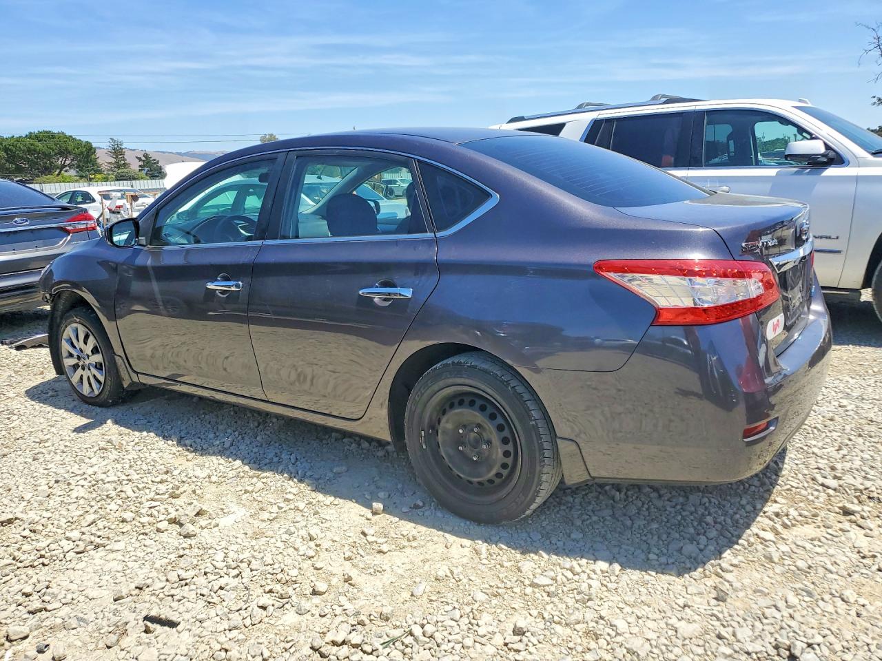 2014 Nissan Sentra Sv Gray vin: 3N1AB7AP4EL670943
