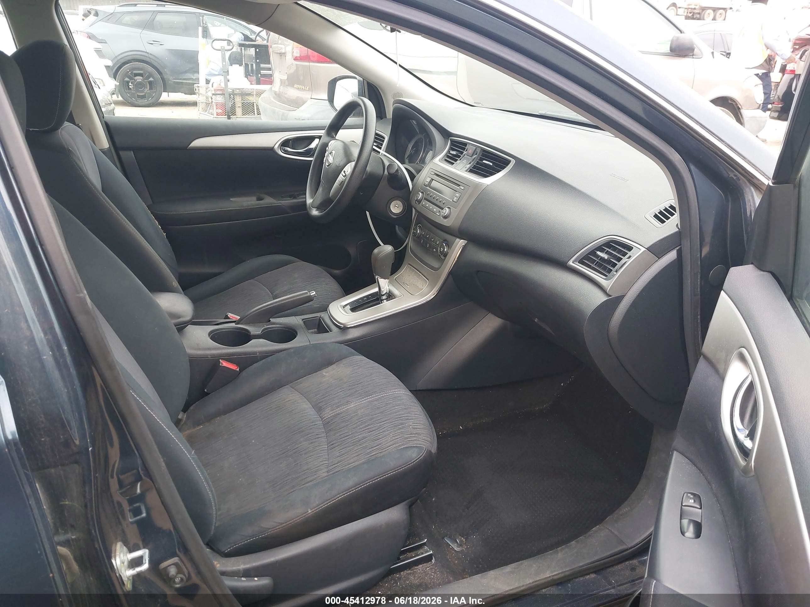 2014 Nissan Sentra Fe+ S/fe+ Sv/s/sl/sr/sv Синий vin: 3N1AB7AP4EL674250
