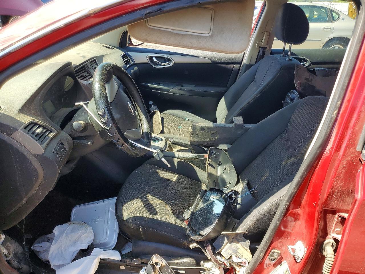 2014 Nissan Sentra S Красный vin: 3N1AB7AP4EL692960