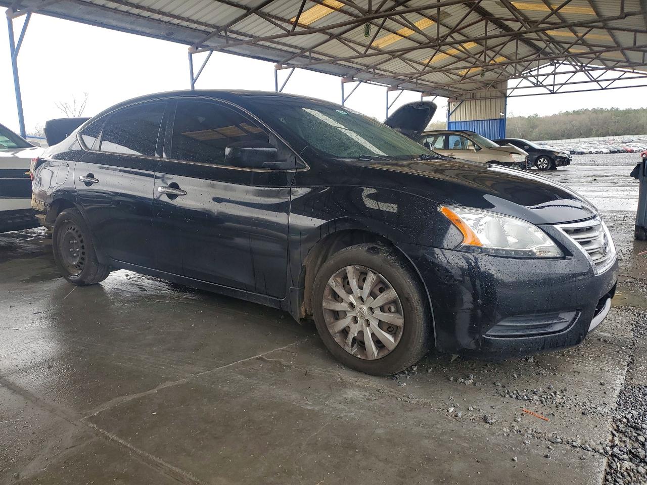 2014 Nissan Sentra S Black vin: 3N1AB7AP4EL695941