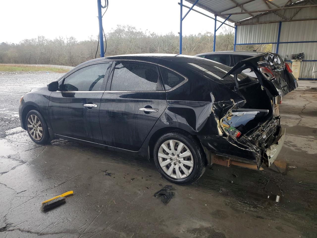 2014 Nissan Sentra S Black vin: 3N1AB7AP4EL695941