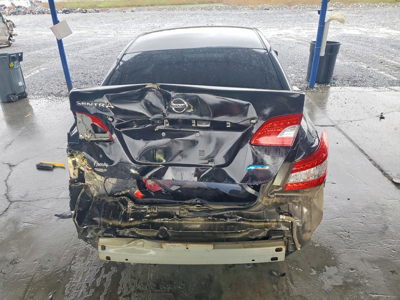 2014 Nissan Sentra S Black vin: 3N1AB7AP4EL695941