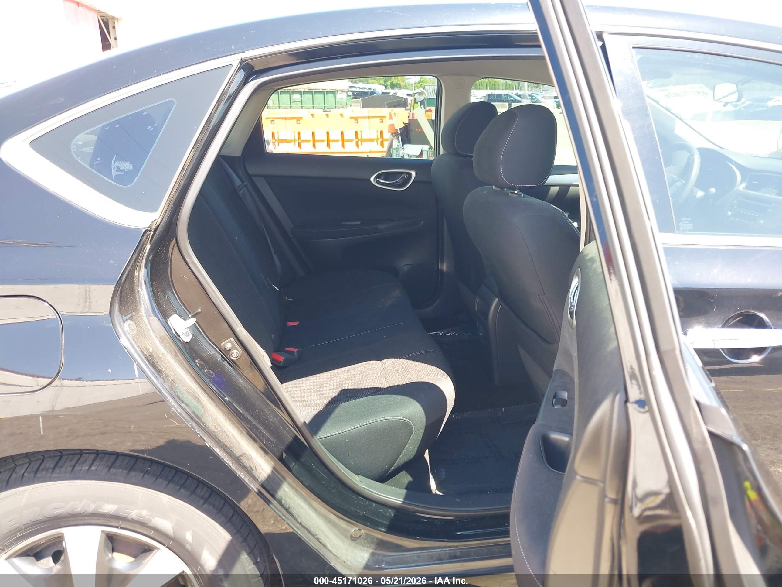 2014 Nissan Sentra S Black vin: 3N1AB7AP4EL697818