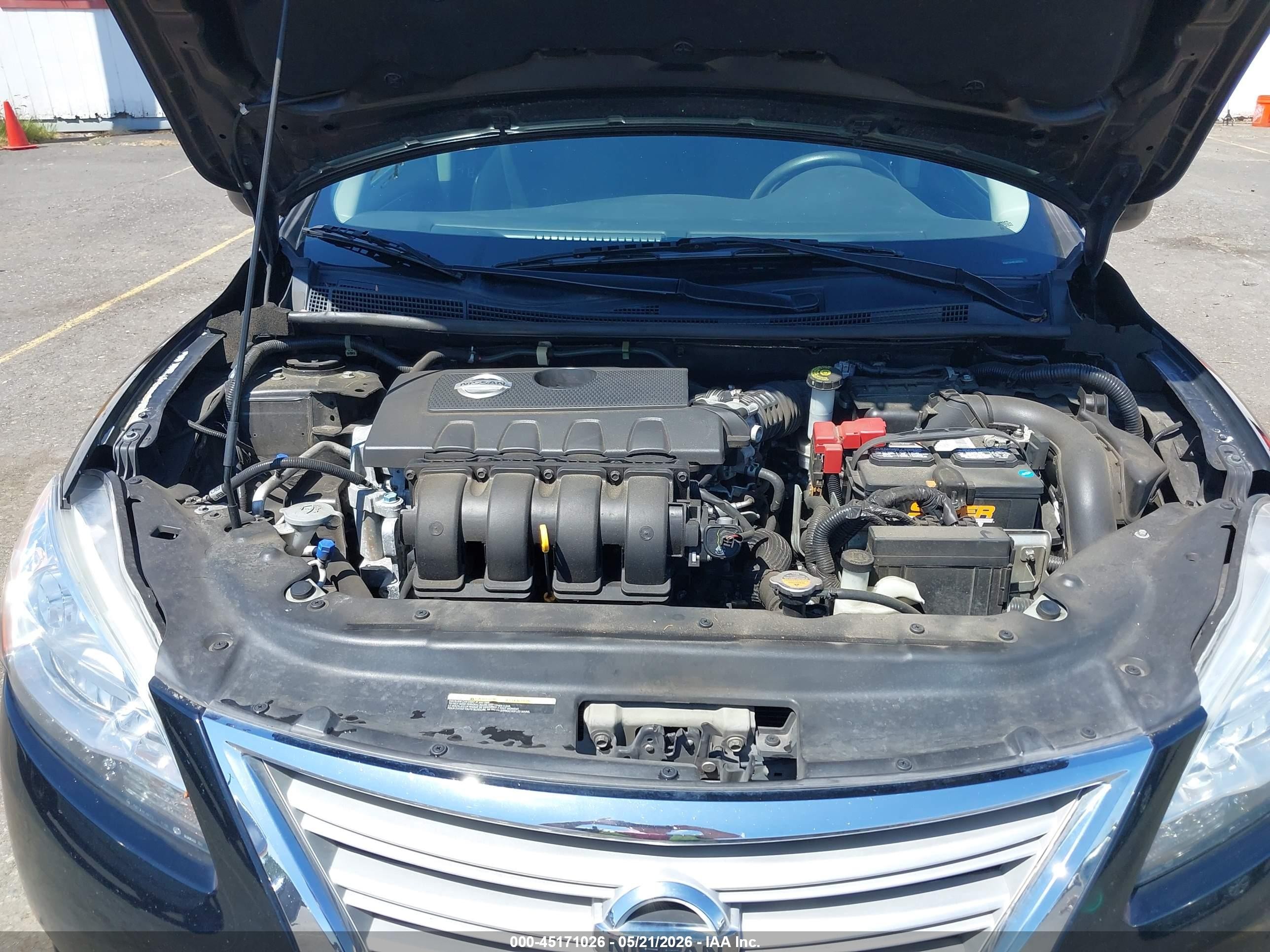 2014 Nissan Sentra S Black vin: 3N1AB7AP4EL697818