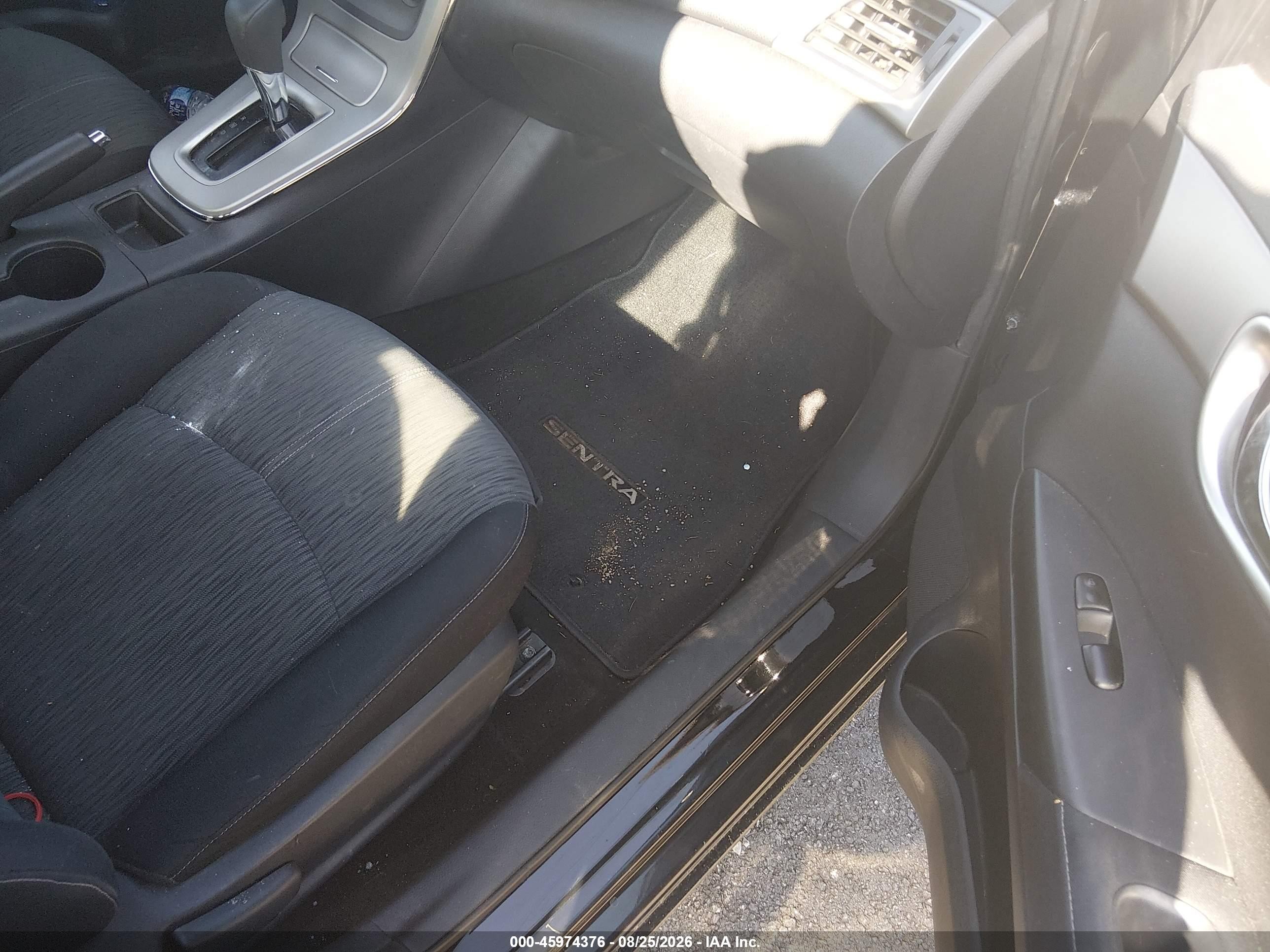 2014 Nissan Sentra Fe+ S/fe+ Sv/s/sl/sr/sv Black vin: 3N1AB7AP4EY201130